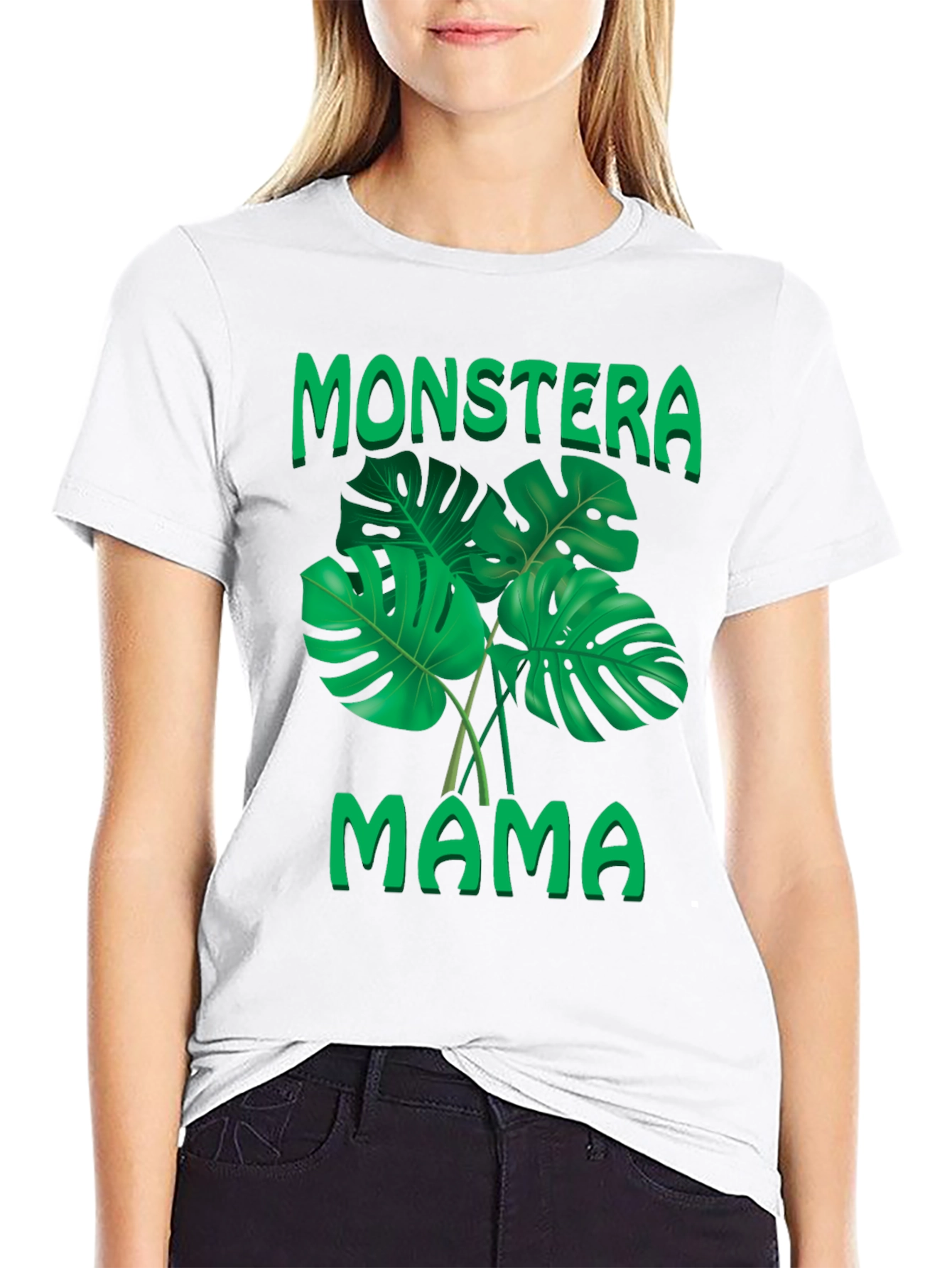 Monstera Mama Graphic T-Shirt - Plant Lover Tee