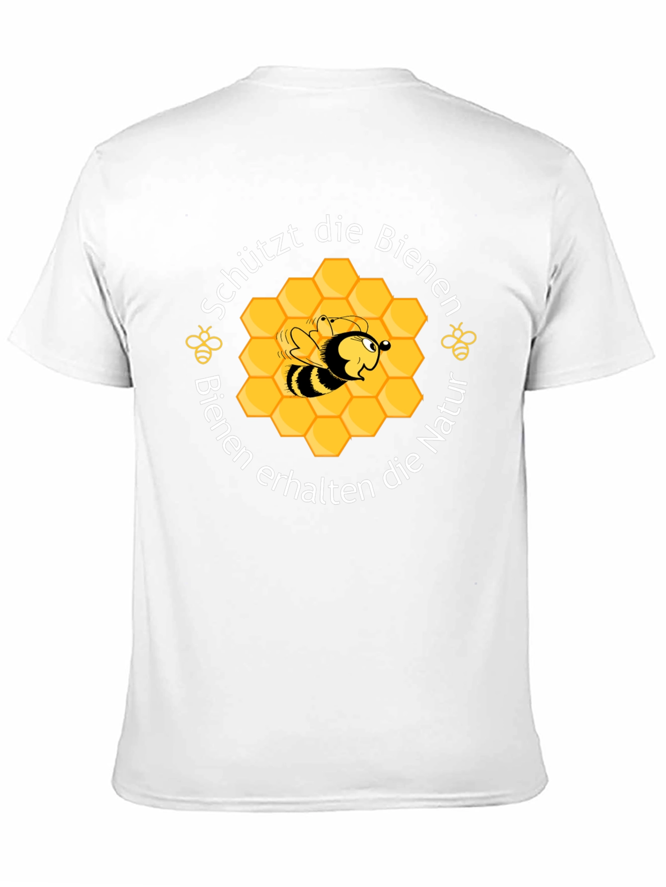Save the Bees Graphic Tee - Black Cotton