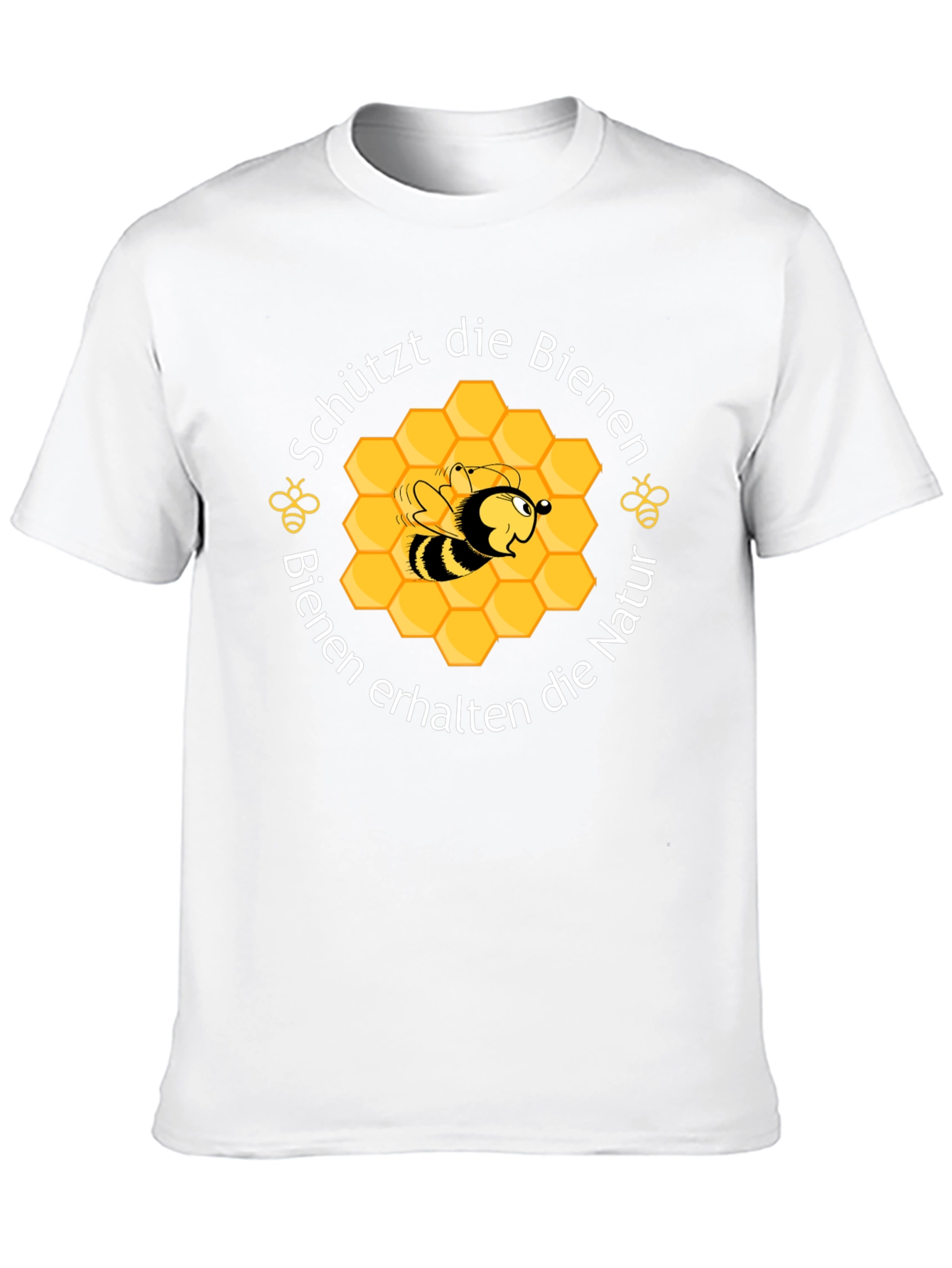 Save the Bees Graphic Tee - Black Cotton