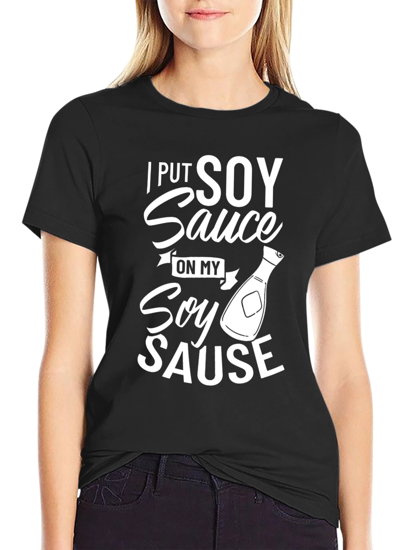 Soy Sauce Graphic Tee - Novelty Humor T-Shirt