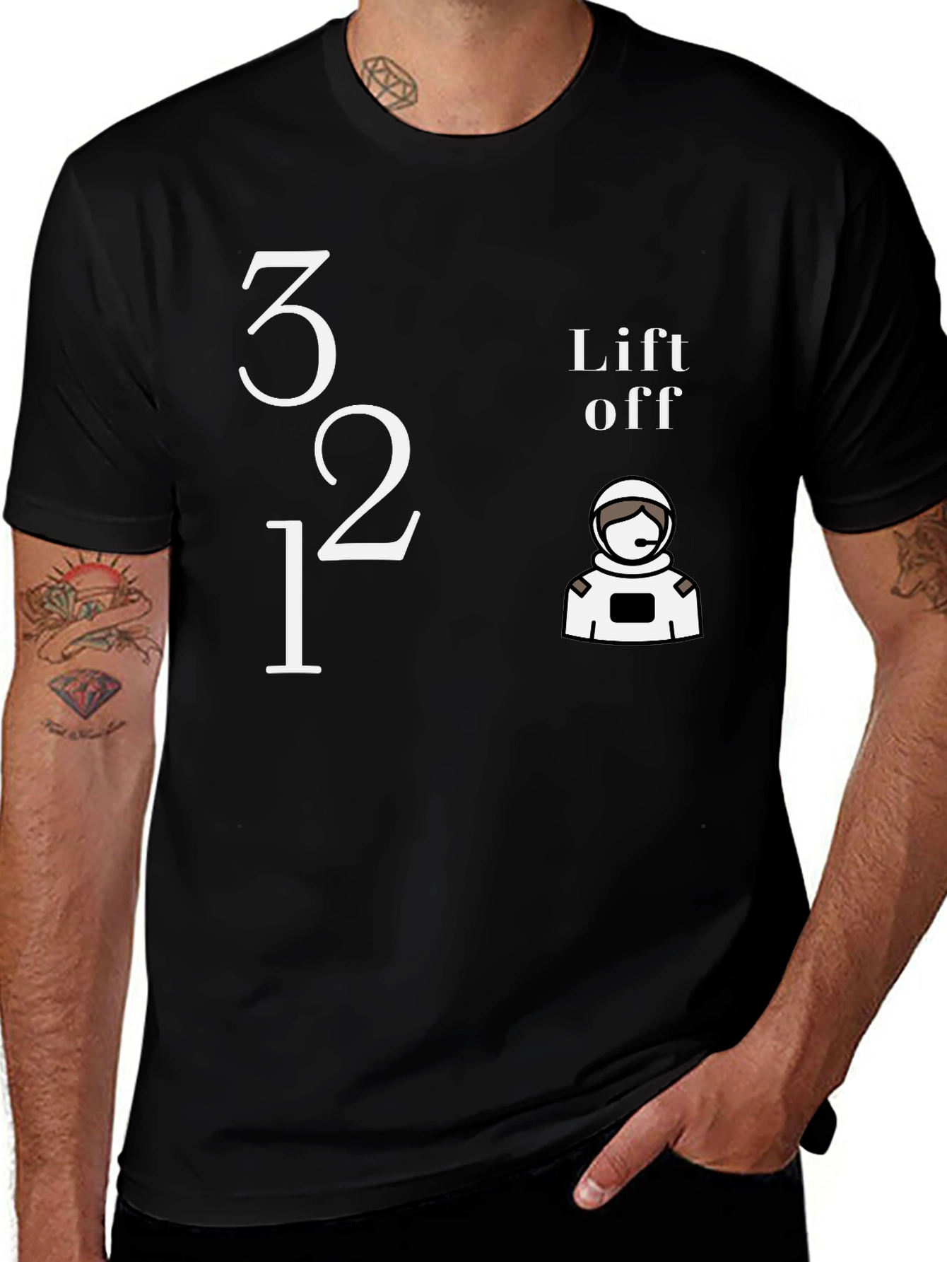 Lift Off Countdown T-Shirt - Space Exploration Tee