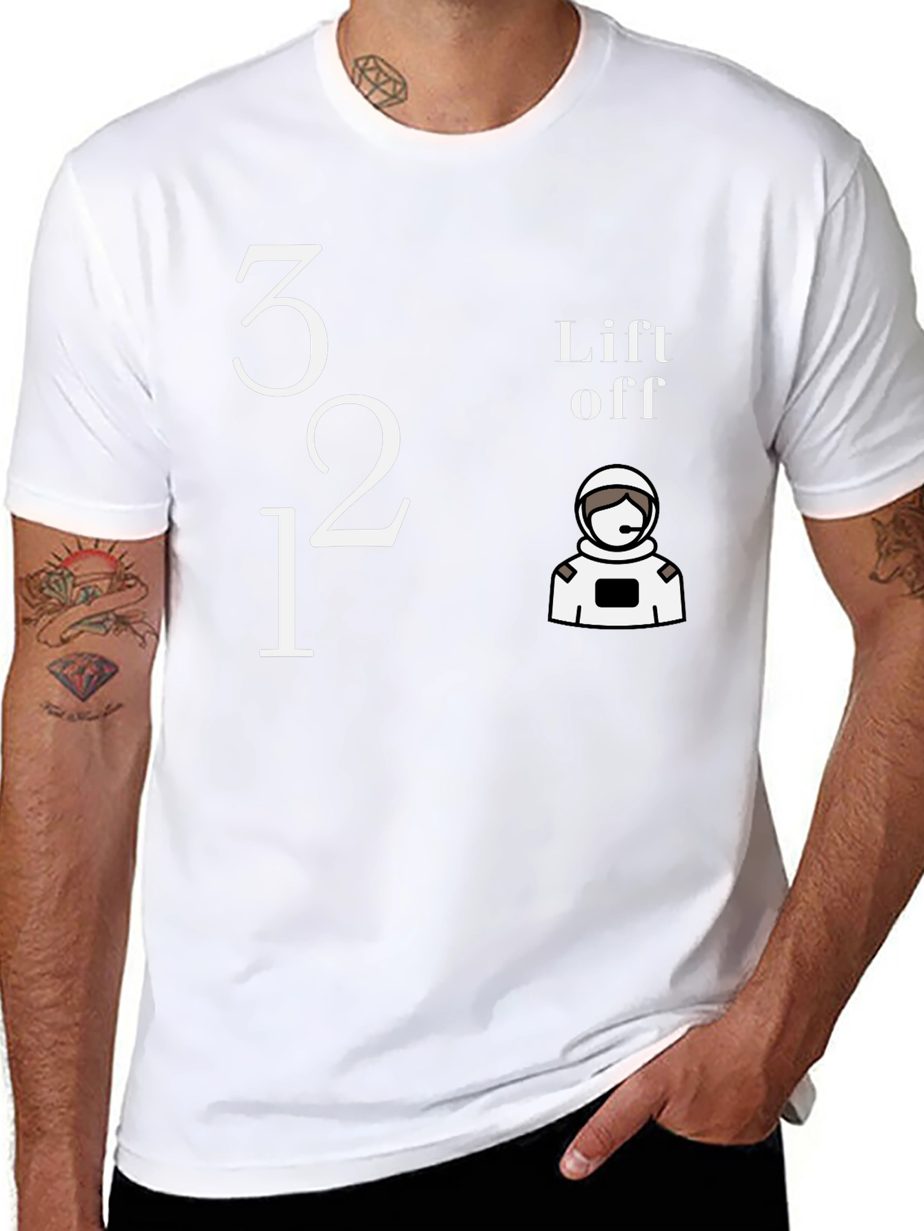 Lift Off Countdown T-Shirt - Space Exploration Tee