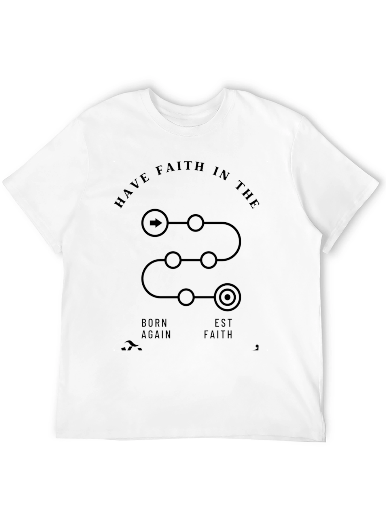 Faith Journey Black T-Shirt