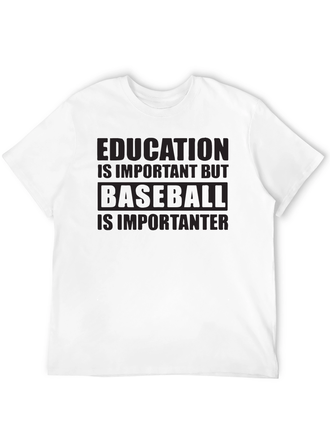 Baseball is Importanter Graphic Tee