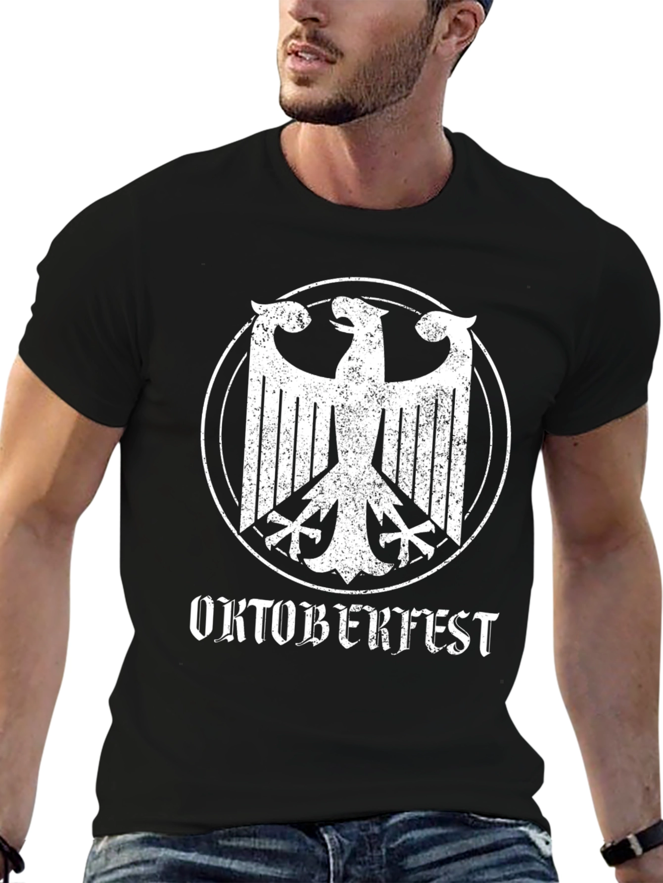 Oktoberfest Eagle T-Shirt - Black German Pride Tee
