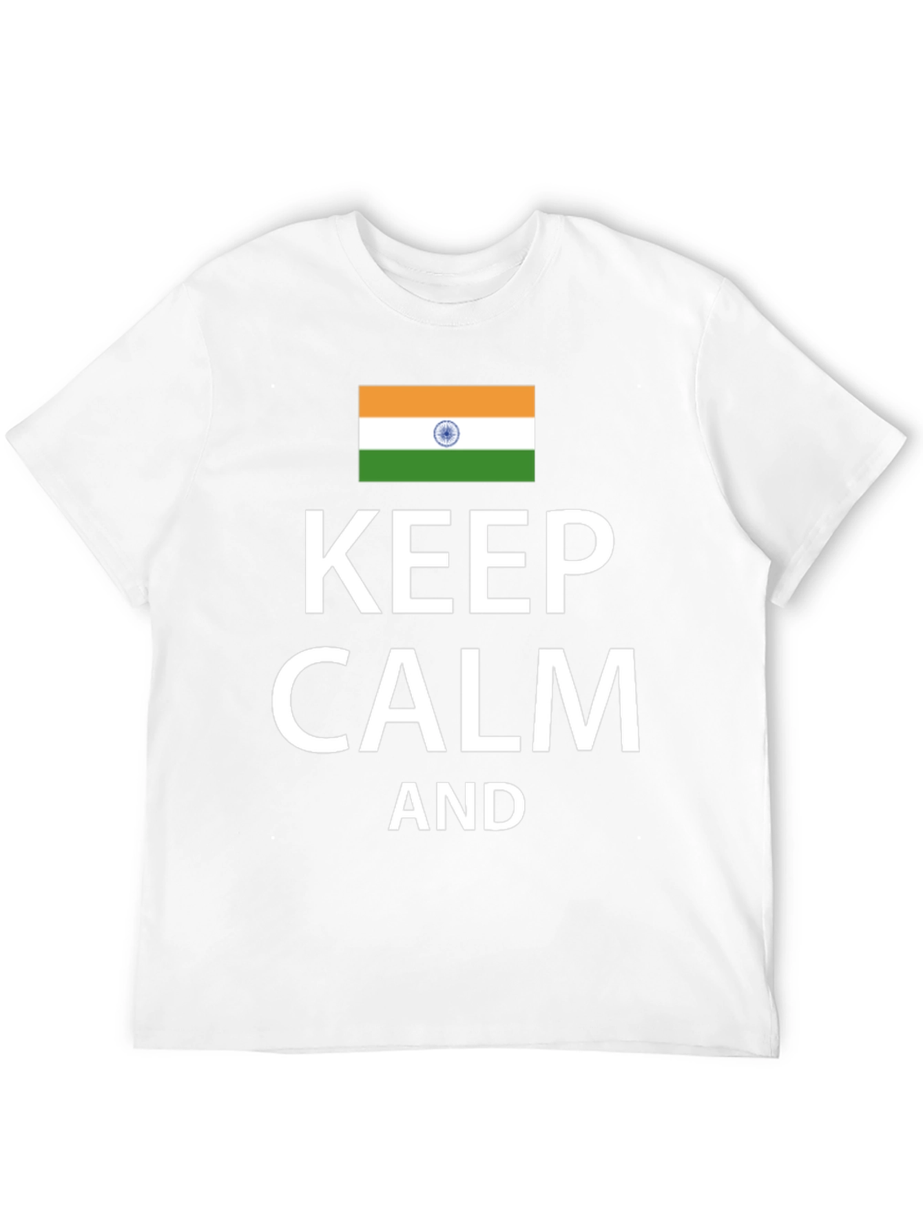 Keep Calm India Flag T-Shirt