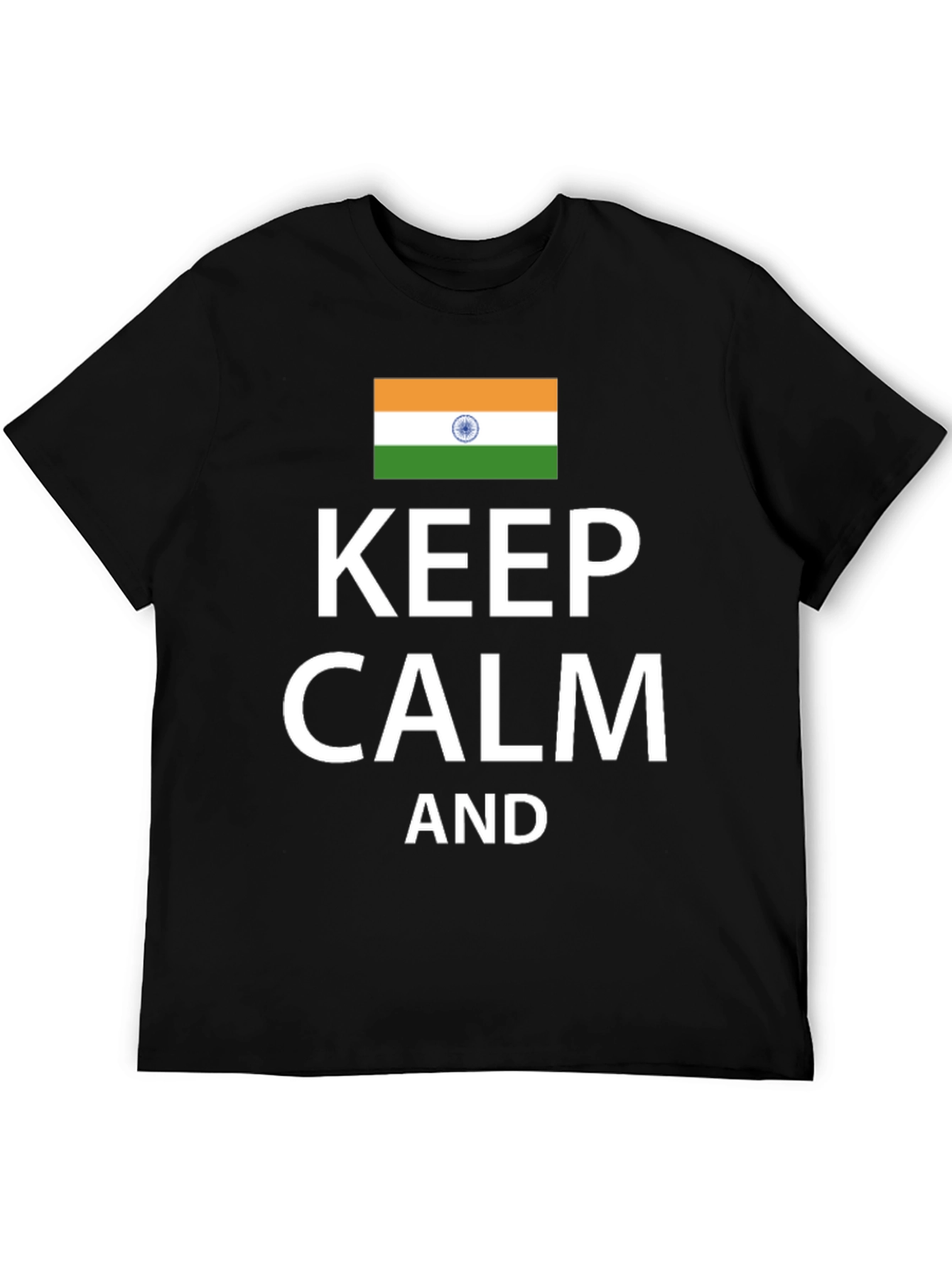 Keep Calm India Flag T-Shirt