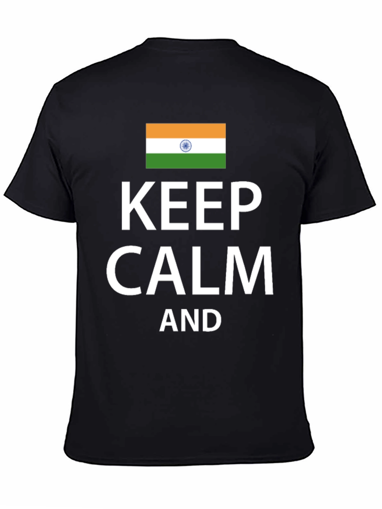 Keep Calm India Flag T-Shirt