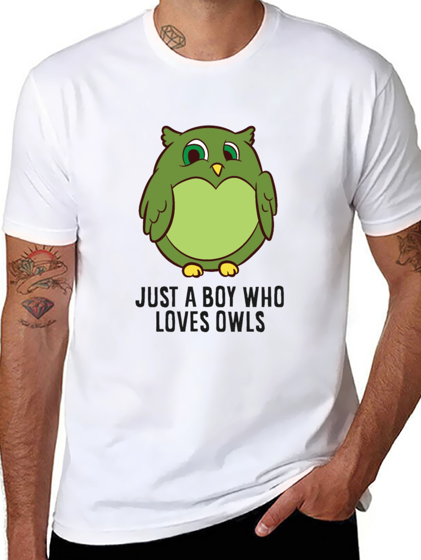 Just A Boy Who Loves Owls T-Shirt