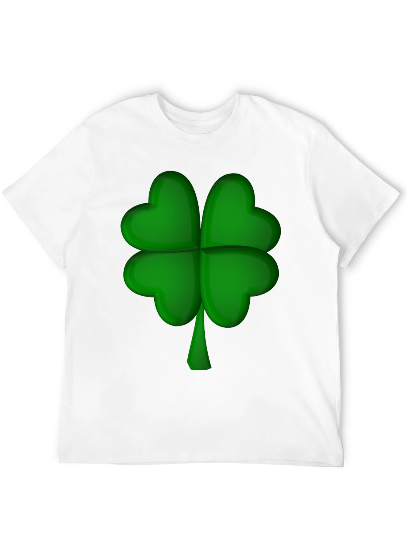 Lucky Four-Leaf Clover Graphic T-Shirt