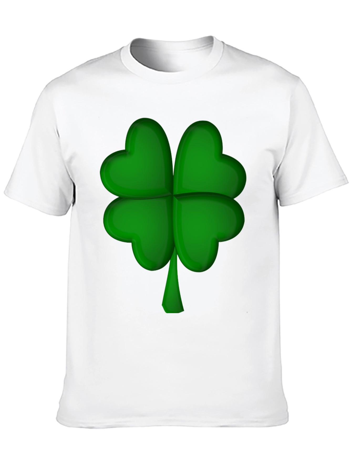 Lucky Four-Leaf Clover Graphic T-Shirt