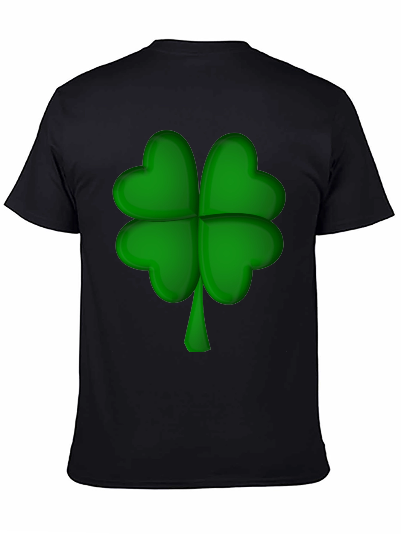 Lucky Four-Leaf Clover Graphic T-Shirt