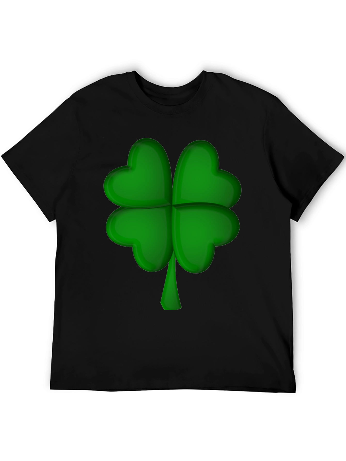 Lucky Four-Leaf Clover Graphic T-Shirt