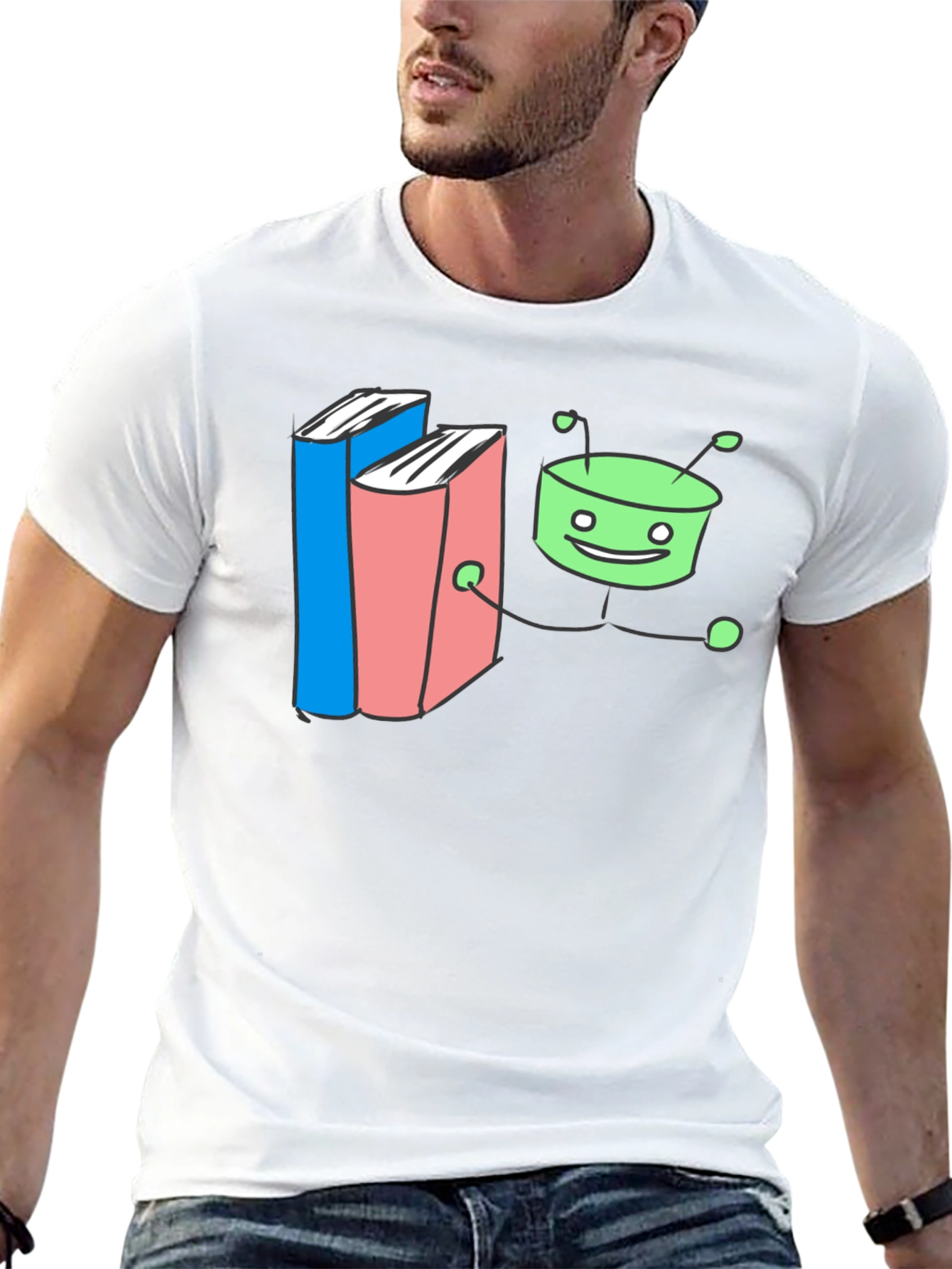Bookworm T-Shirt - Quirky Reader Tee