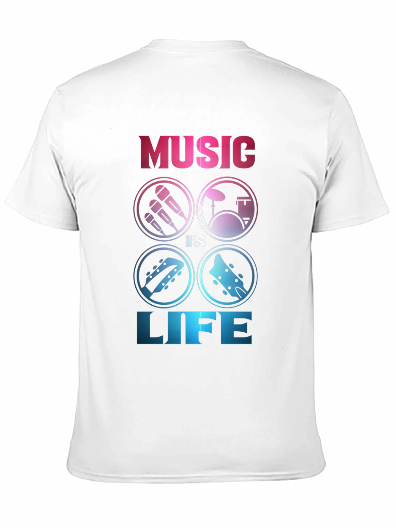 Music is Life Graphic Tee