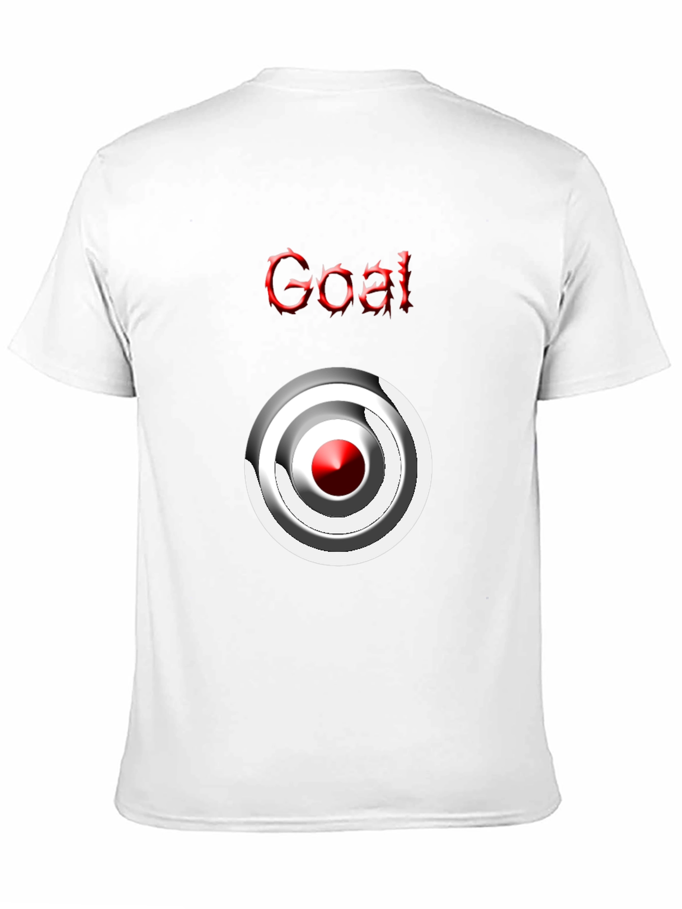 Goal T-shirt Target Graphic Tee Mens Casual