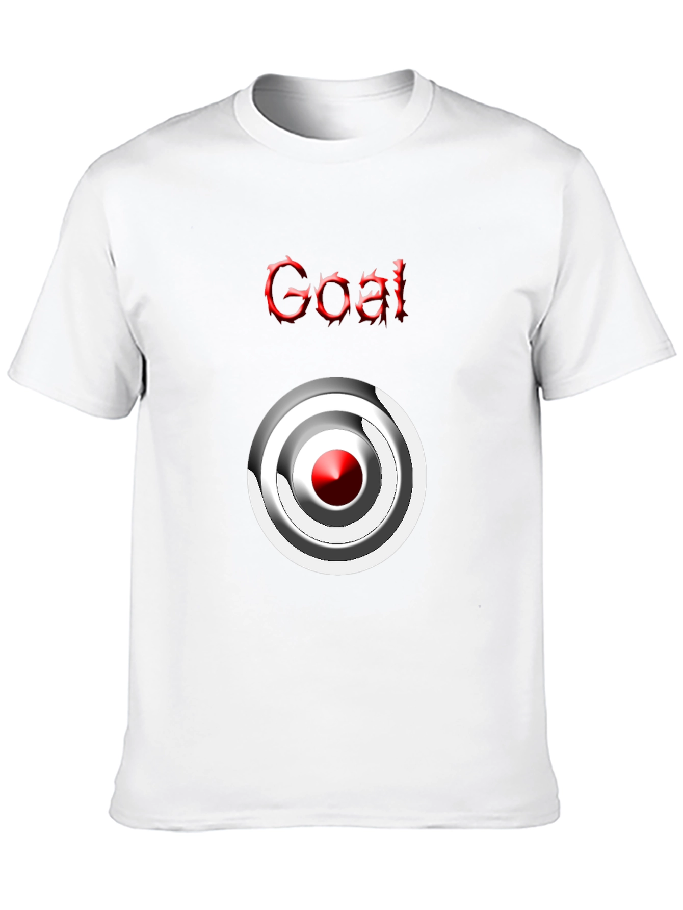Goal T-shirt Target Graphic Tee Mens Casual