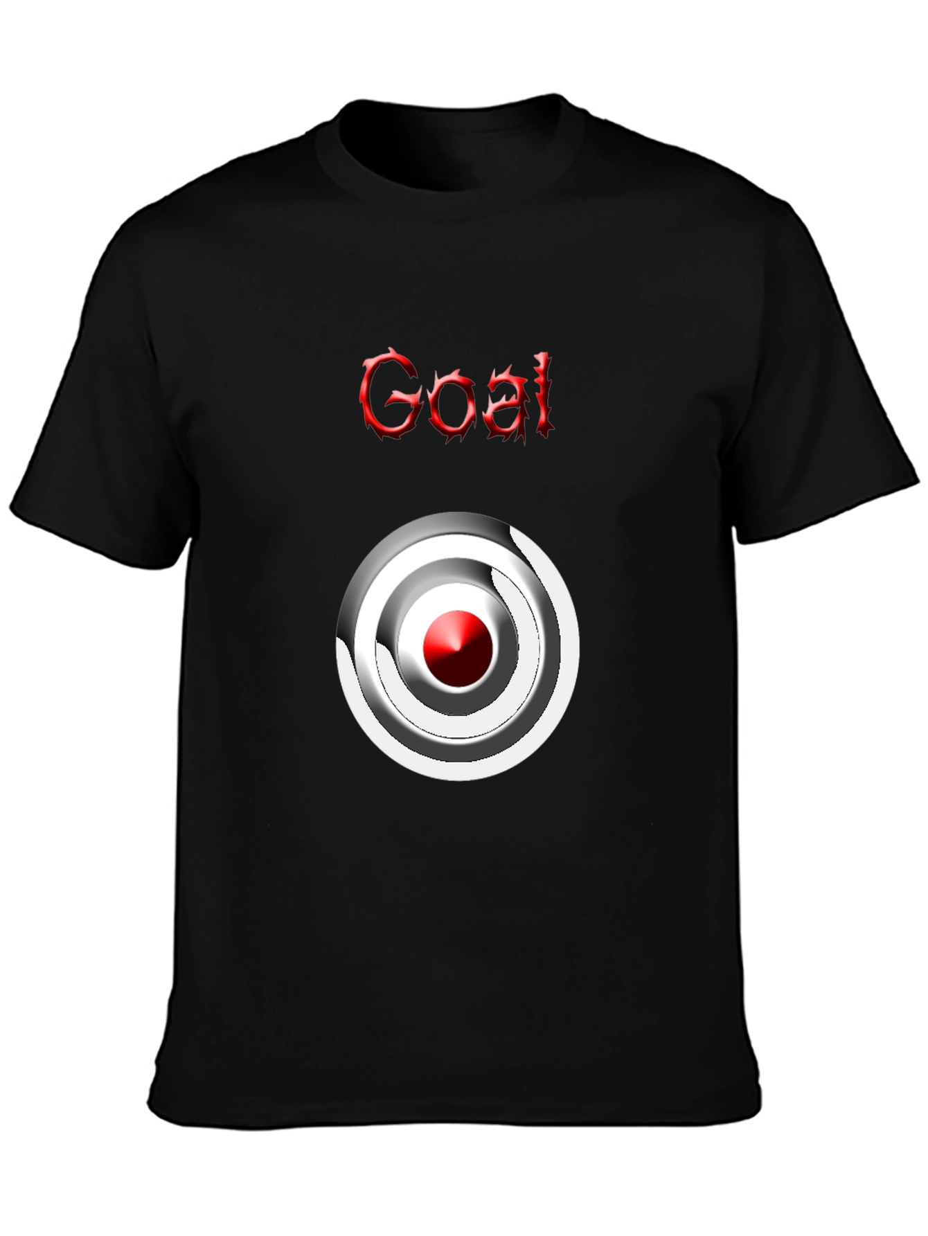 Goal T-shirt Target Graphic Tee Mens Casual