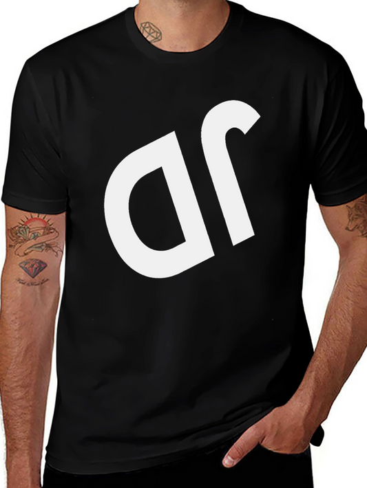 Black T-Shirt with White dR Logo