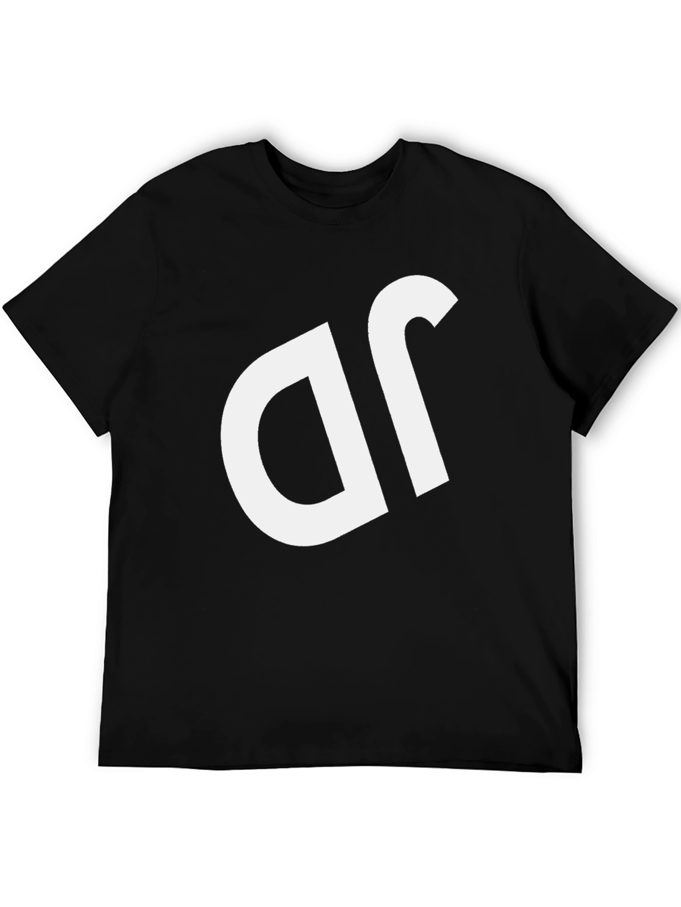 Black T-Shirt with White dR Logo