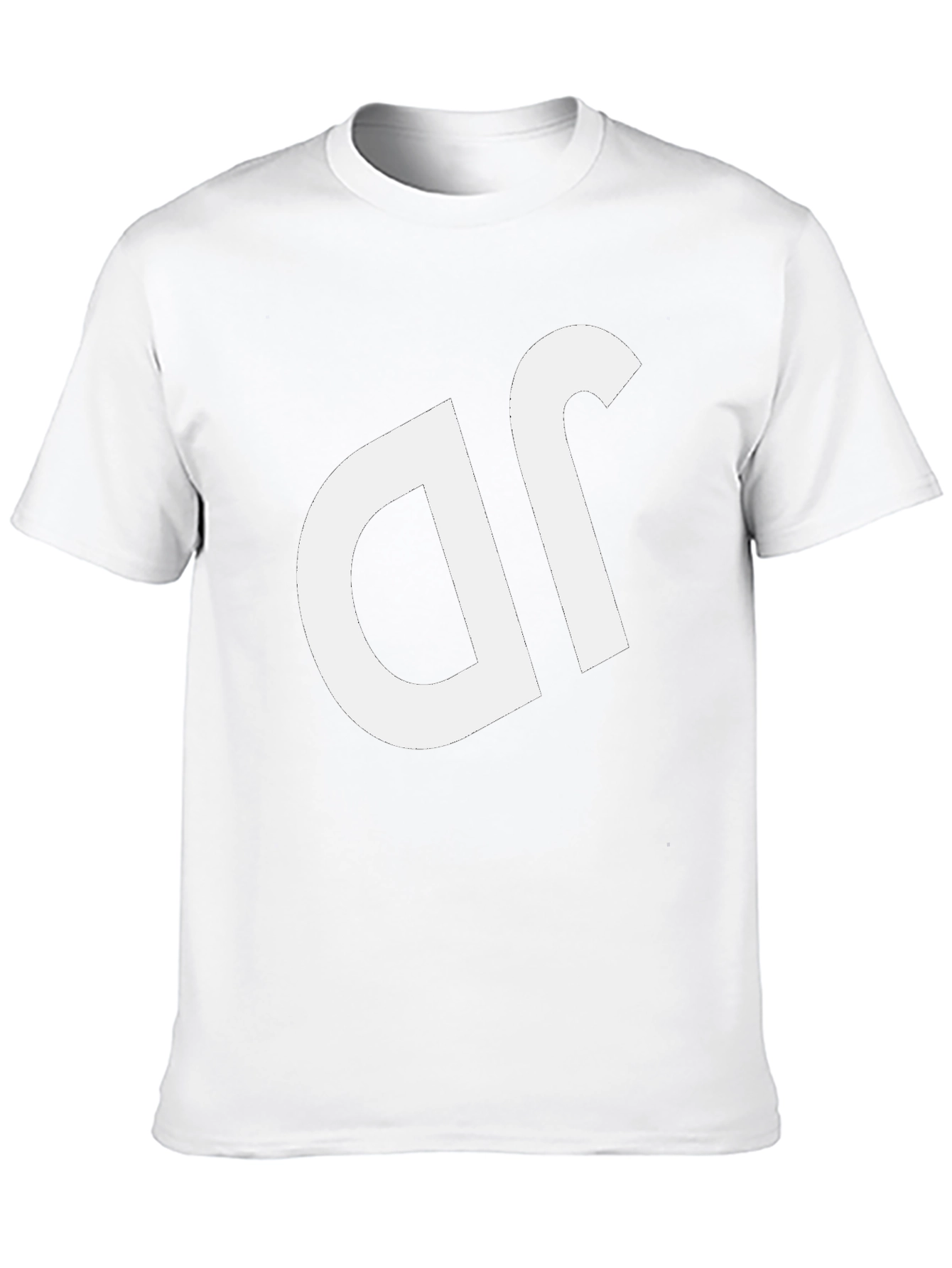 Black T-Shirt with White dR Logo