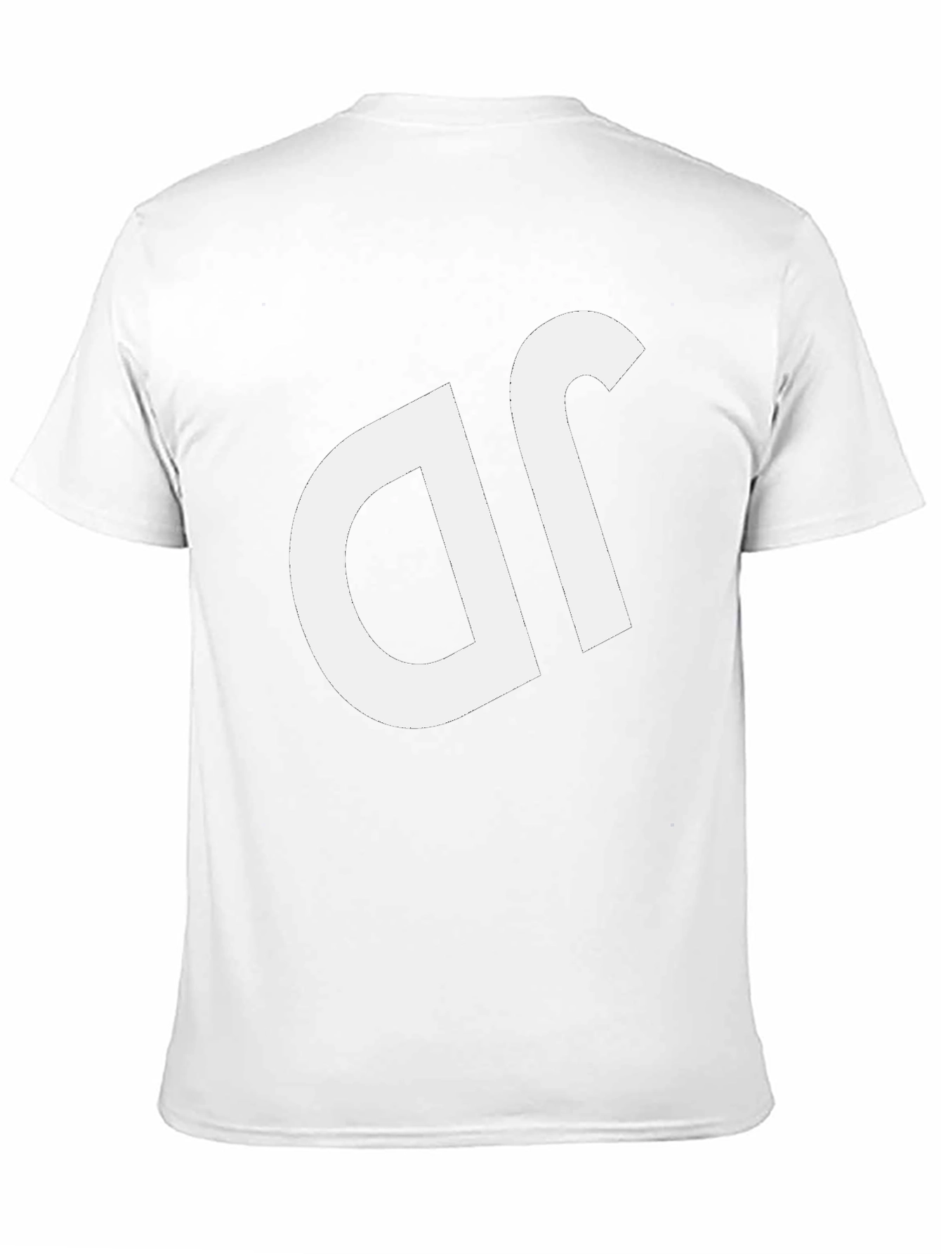 Black T-Shirt with White dR Logo