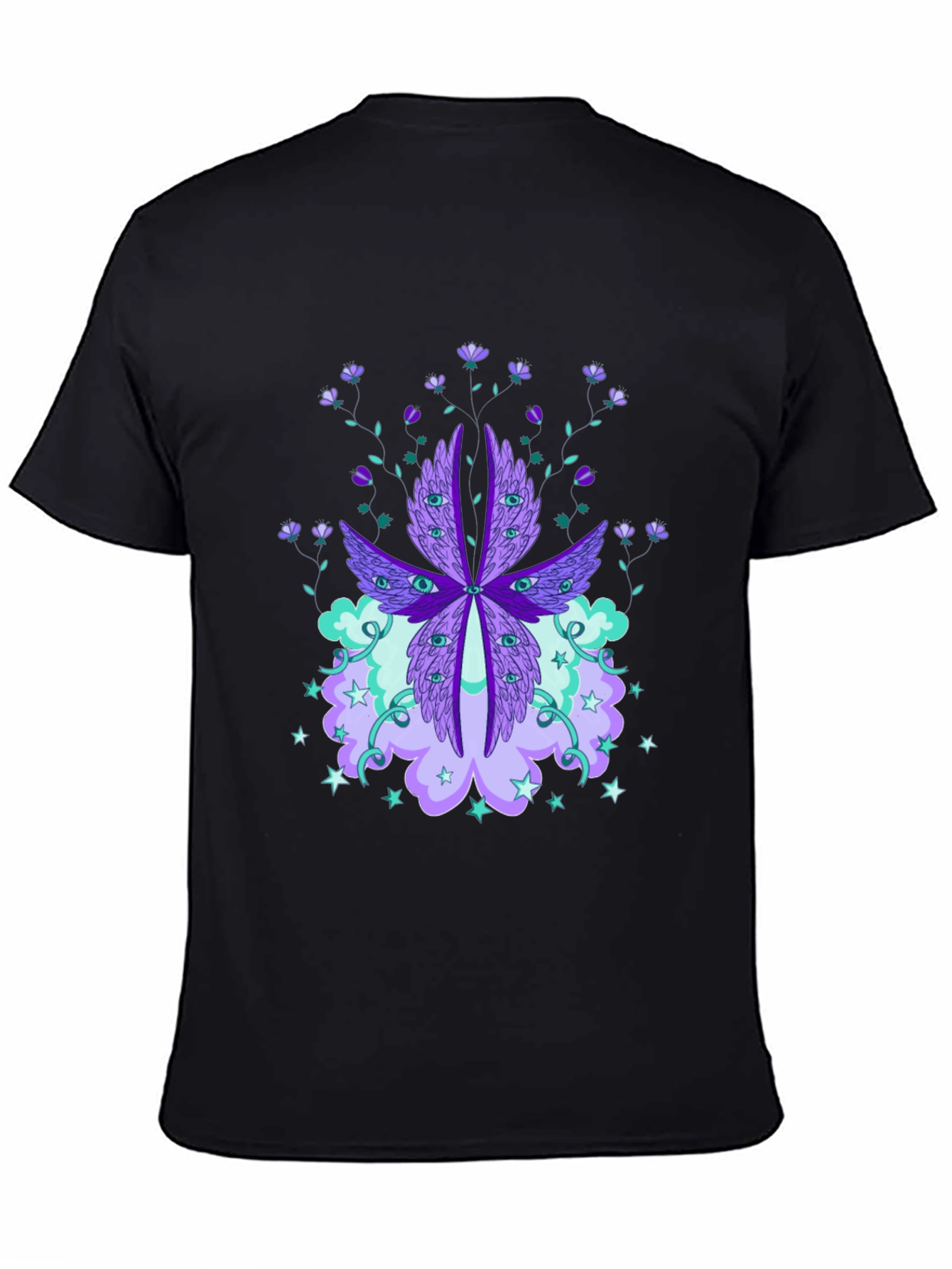 Mystic Eye & Floral Graphic Tee