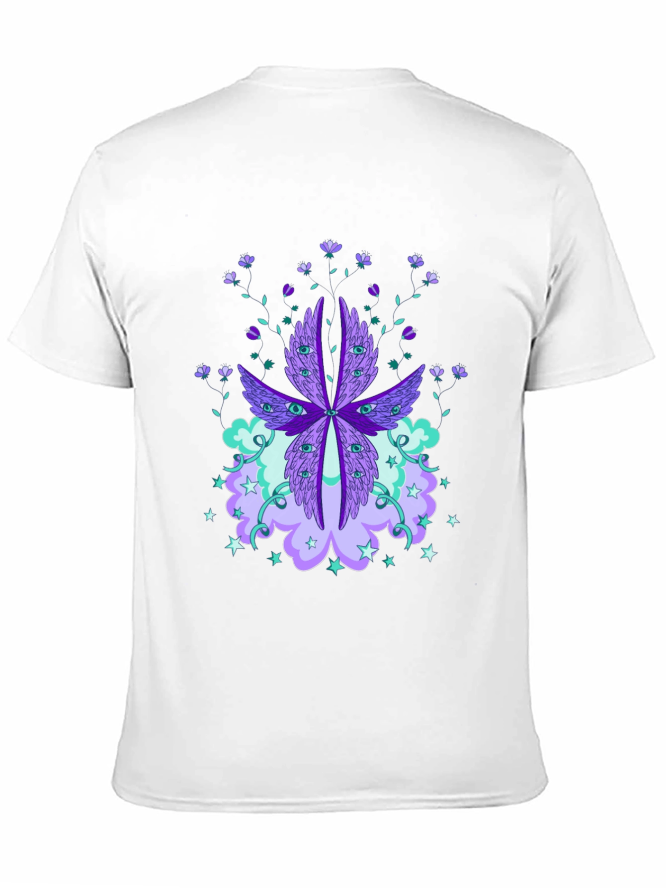 Mystic Eye & Floral Graphic Tee