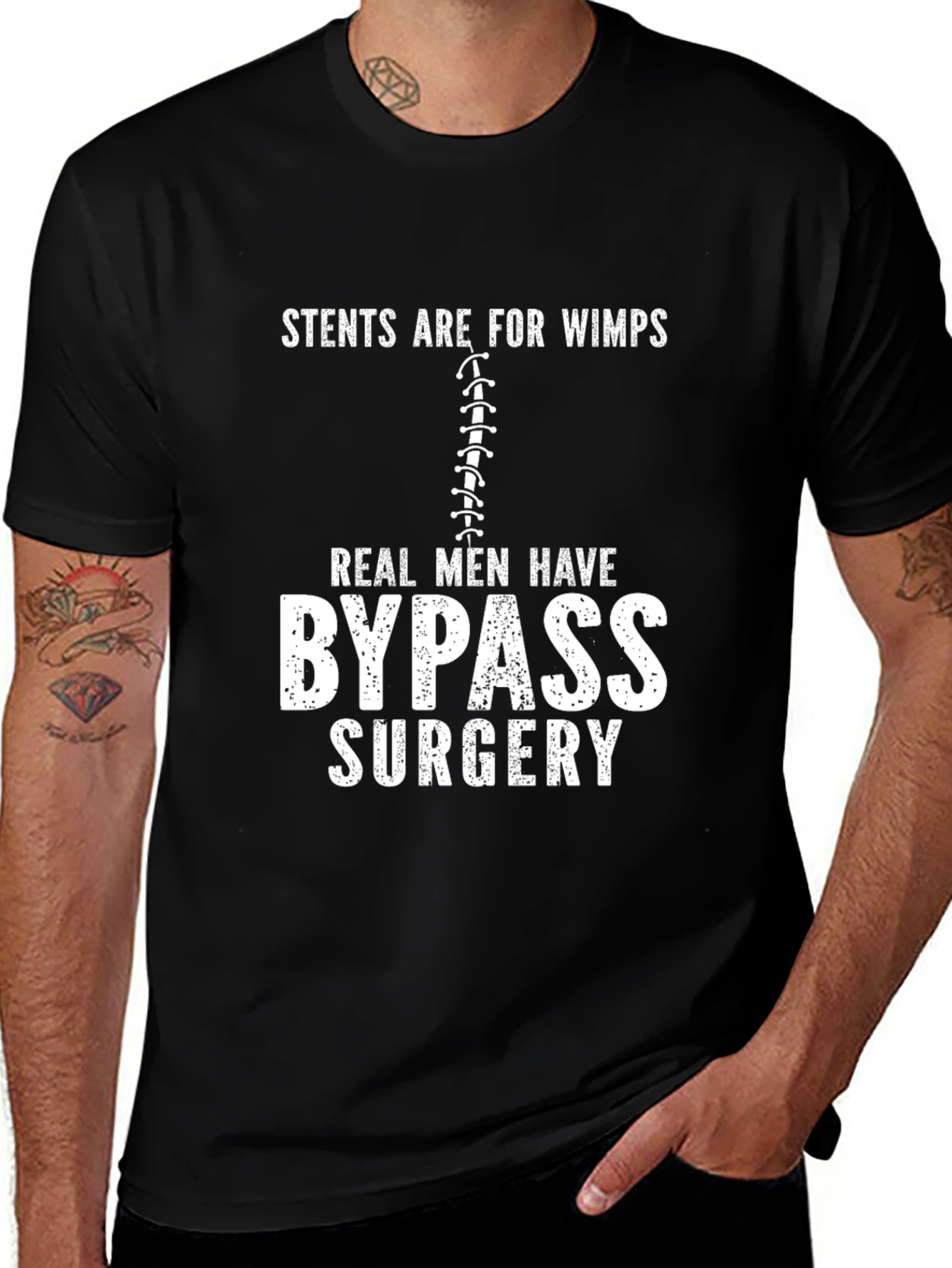 Stents Are for Wimps Graphic Tee