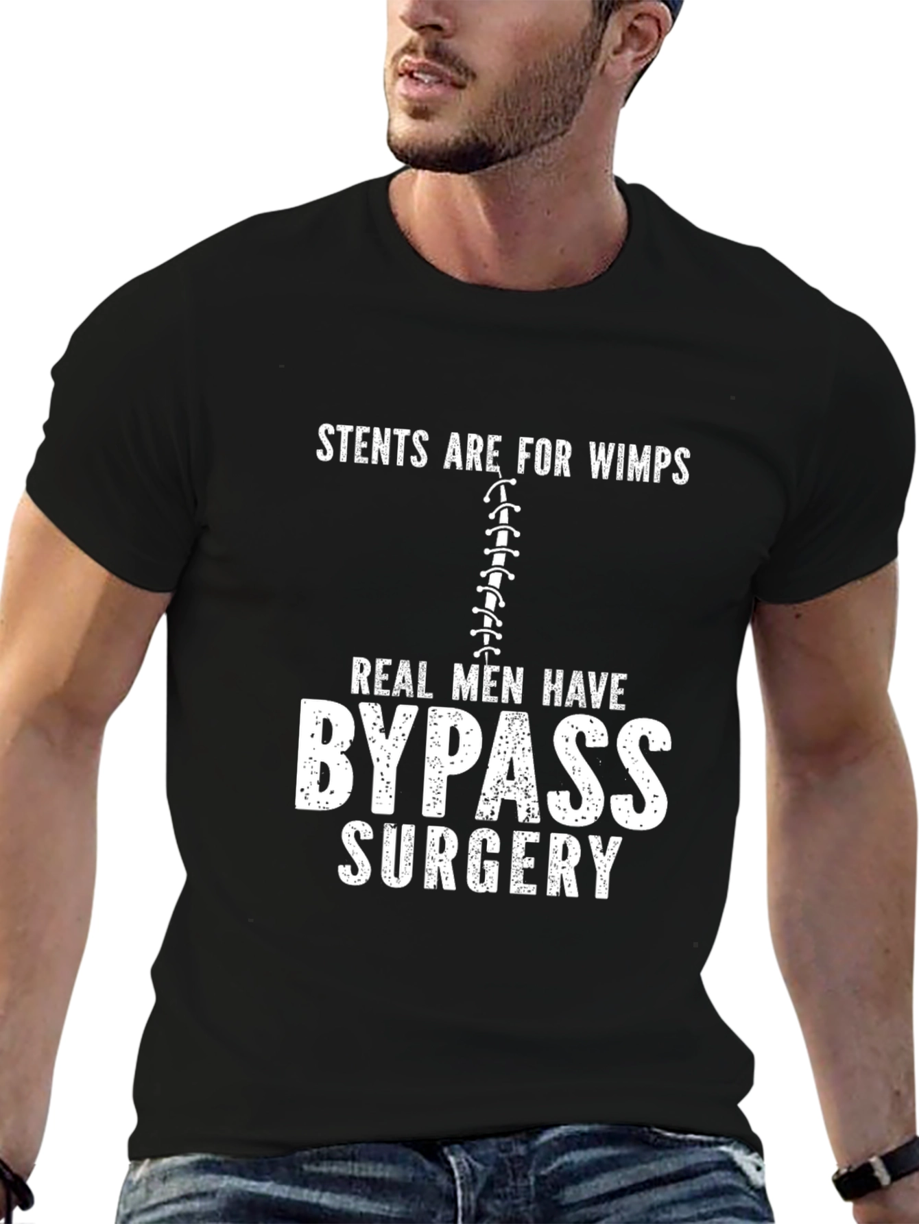 Stents Are for Wimps Graphic Tee