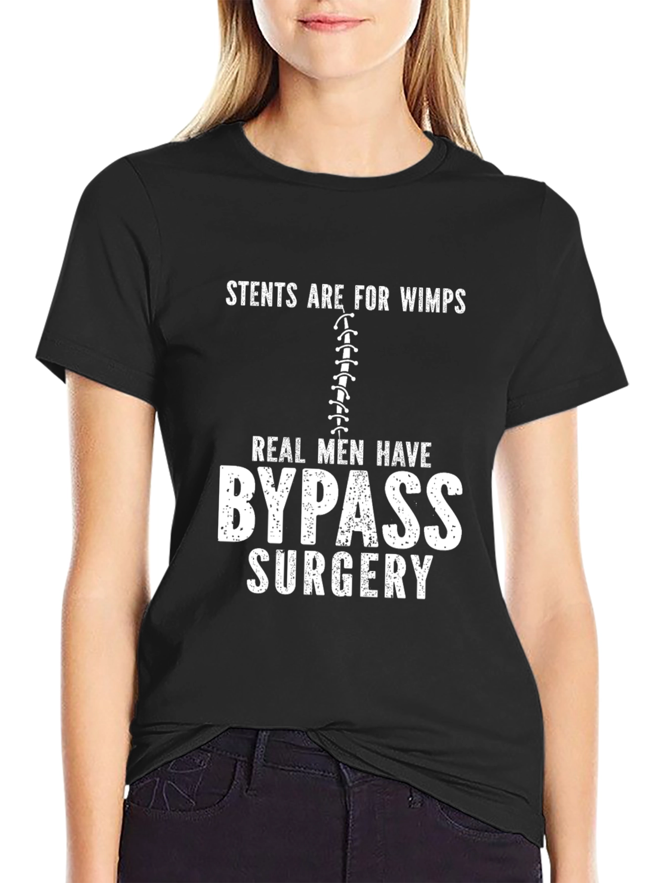 Stents Are for Wimps Graphic Tee