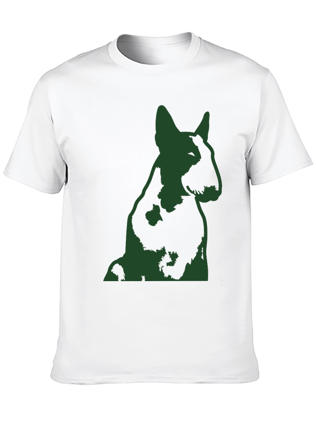 Bull Terrier Graphic Tee - Stylish Mens Black T-Shirt