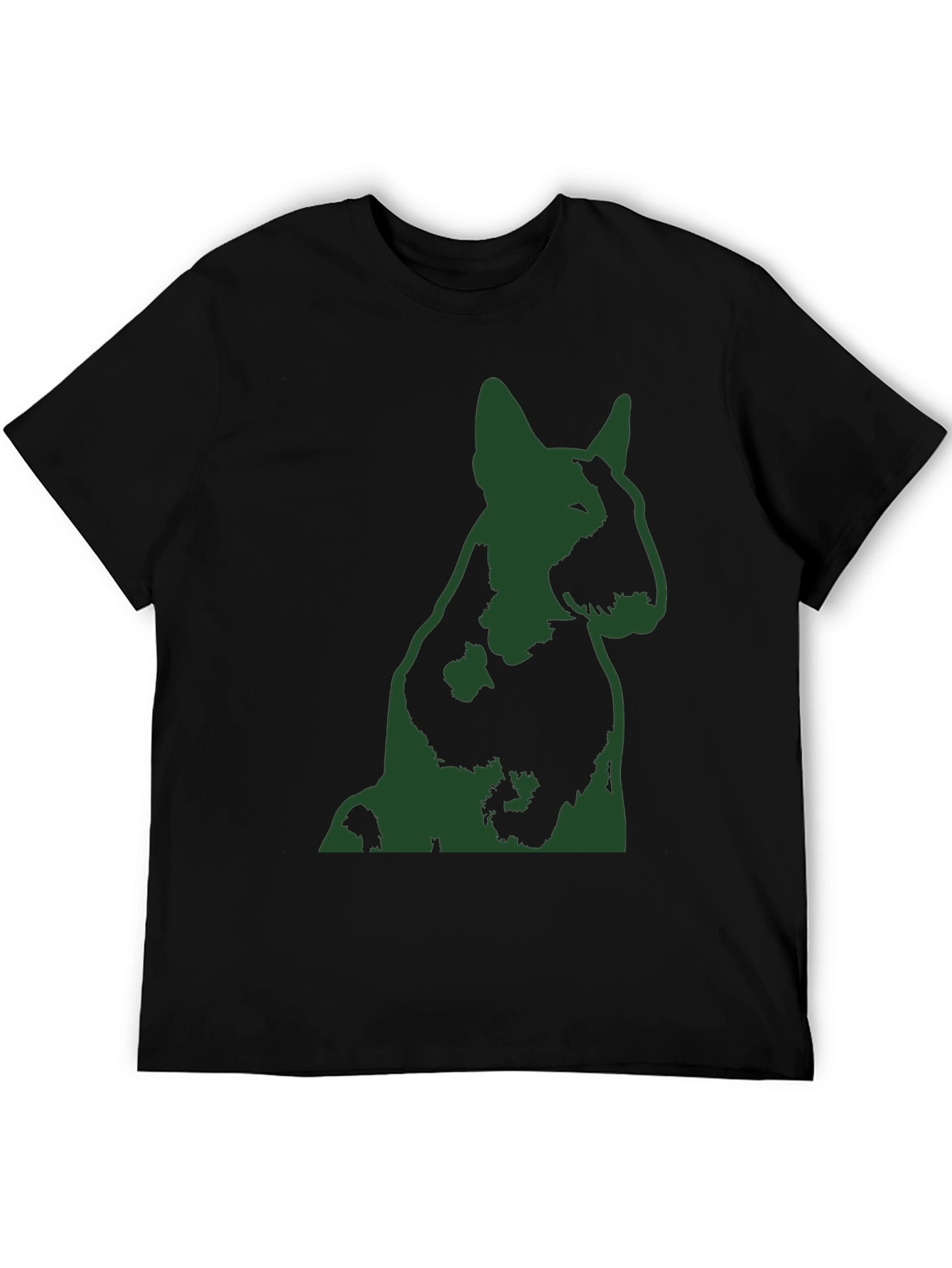 Bull Terrier Graphic Tee - Stylish Mens Black T-Shirt