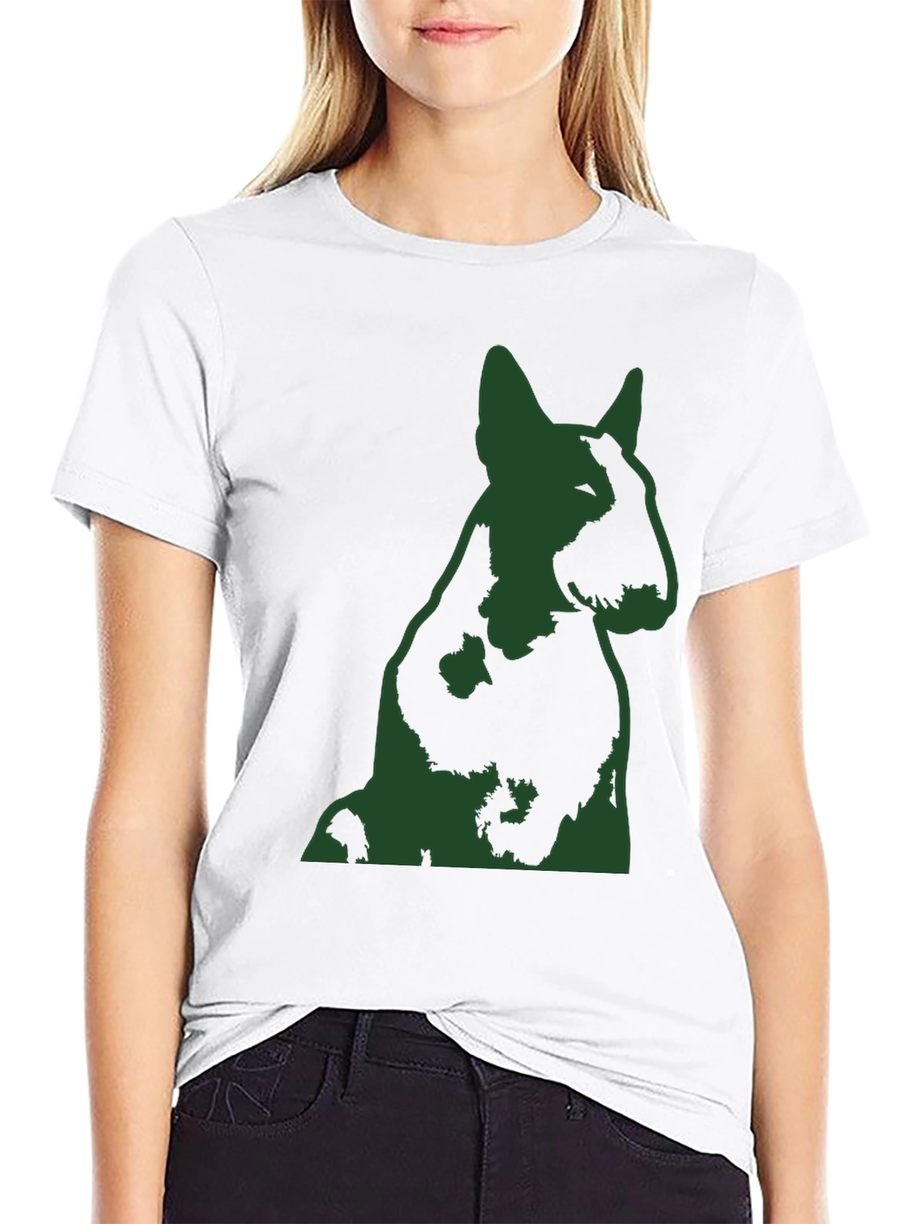 Bull Terrier Graphic Tee - Stylish Mens Black T-Shirt