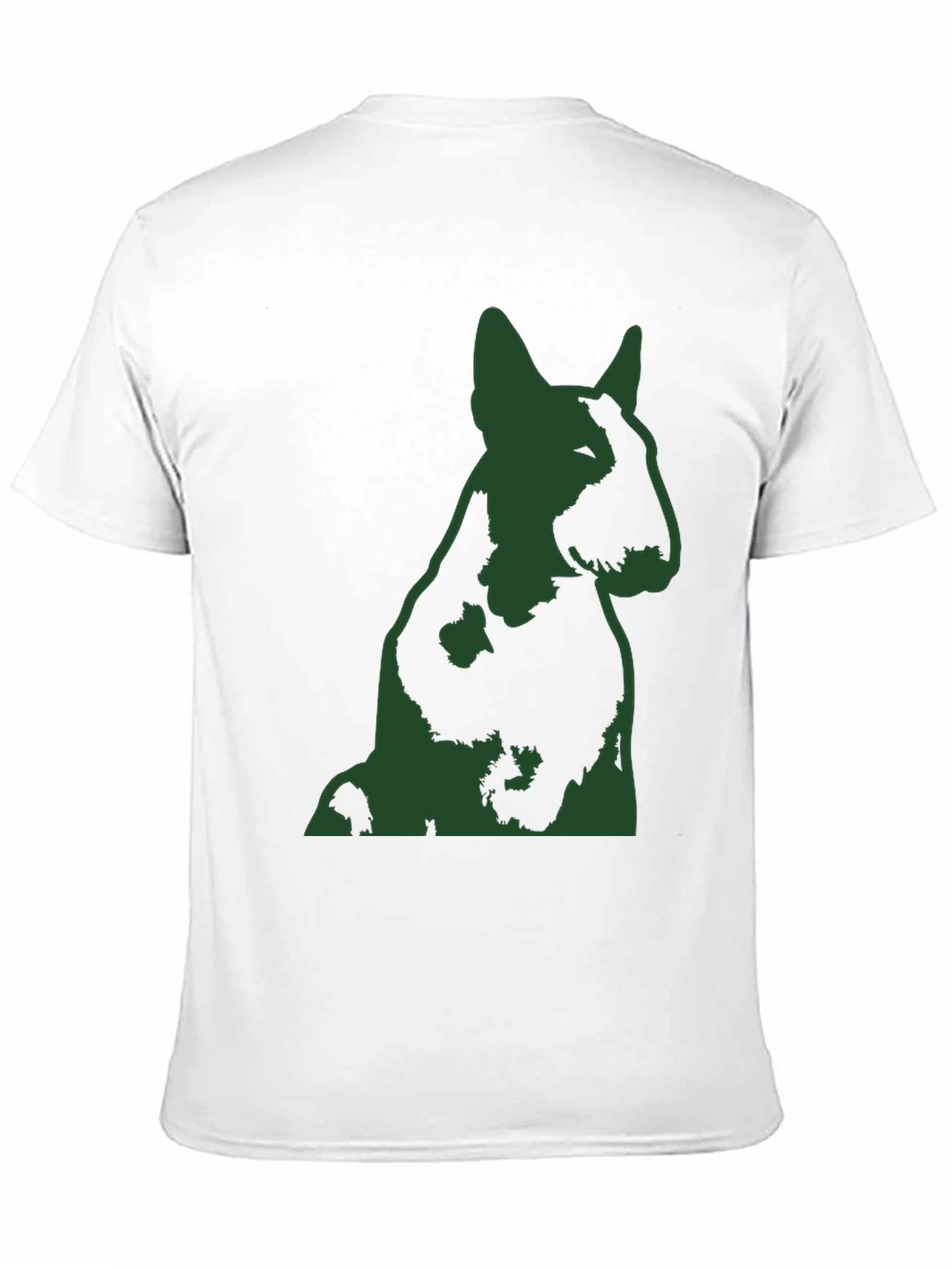 Bull Terrier Graphic Tee - Stylish Mens Black T-Shirt