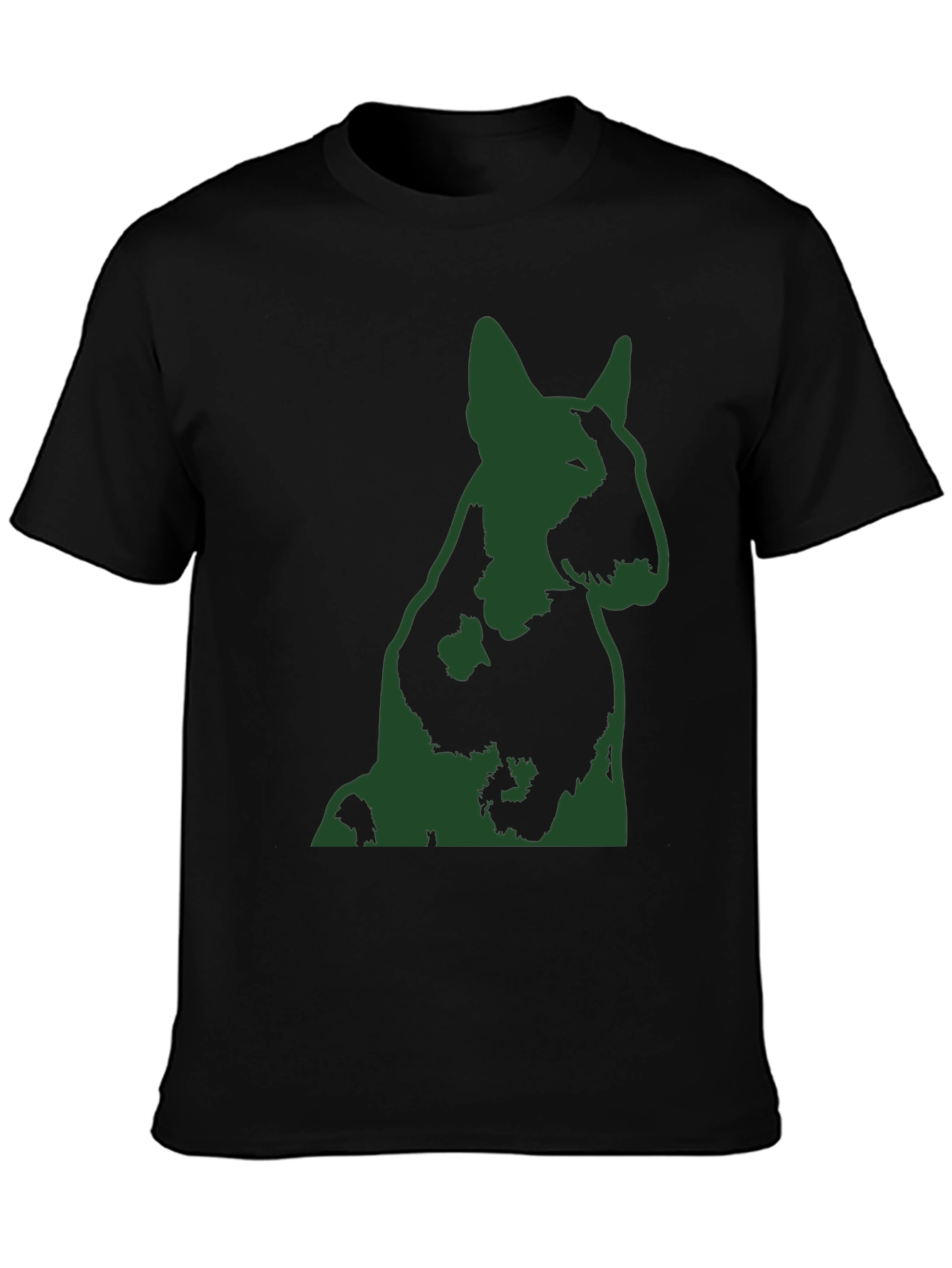 Bull Terrier Graphic Tee - Stylish Mens Black T-Shirt