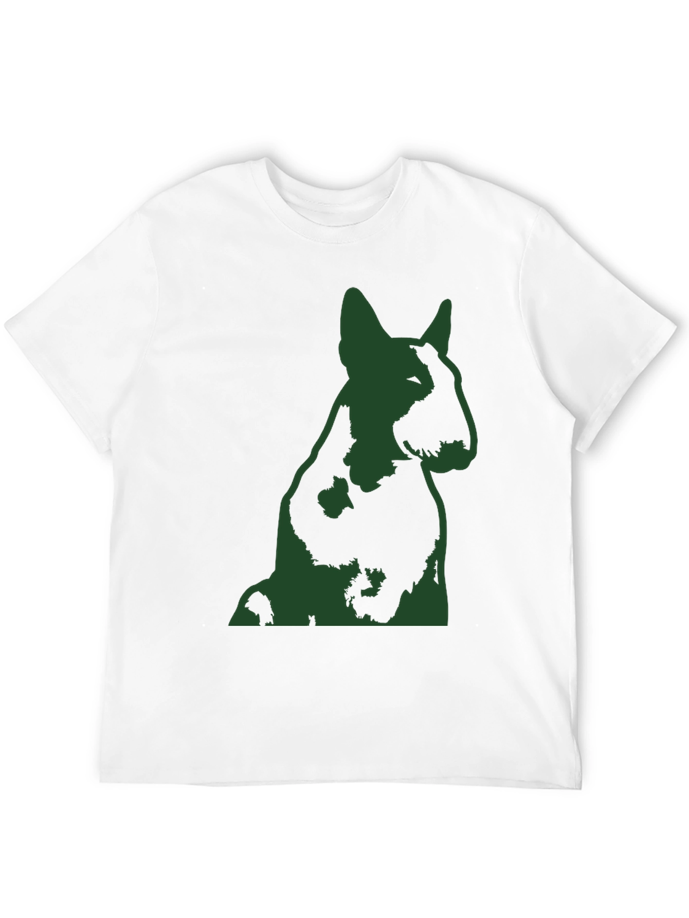 Bull Terrier Graphic Tee - Stylish Mens Black T-Shirt