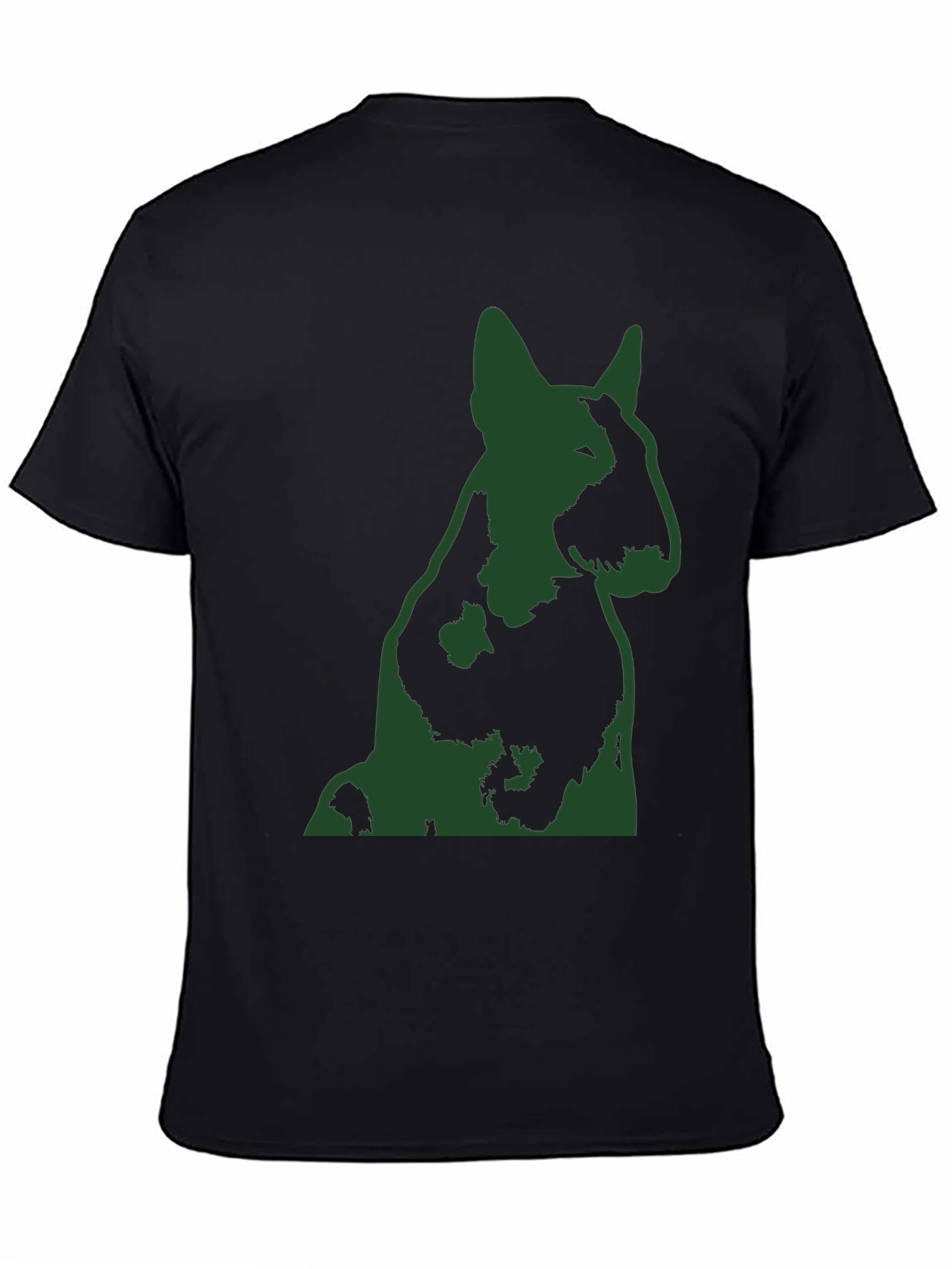 Bull Terrier Graphic Tee - Stylish Mens Black T-Shirt