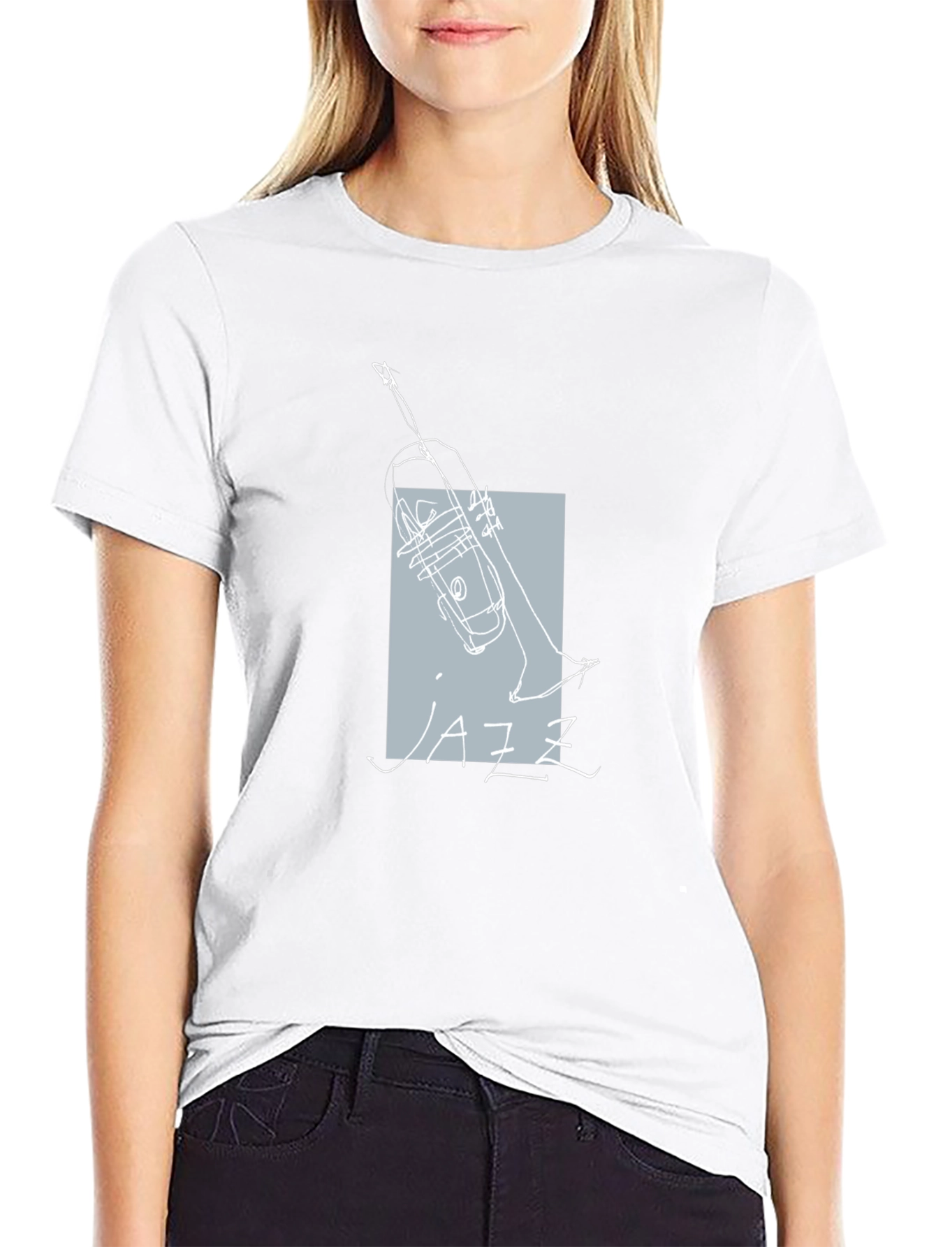 Jazz Trumpet Sketch T-Shirt
