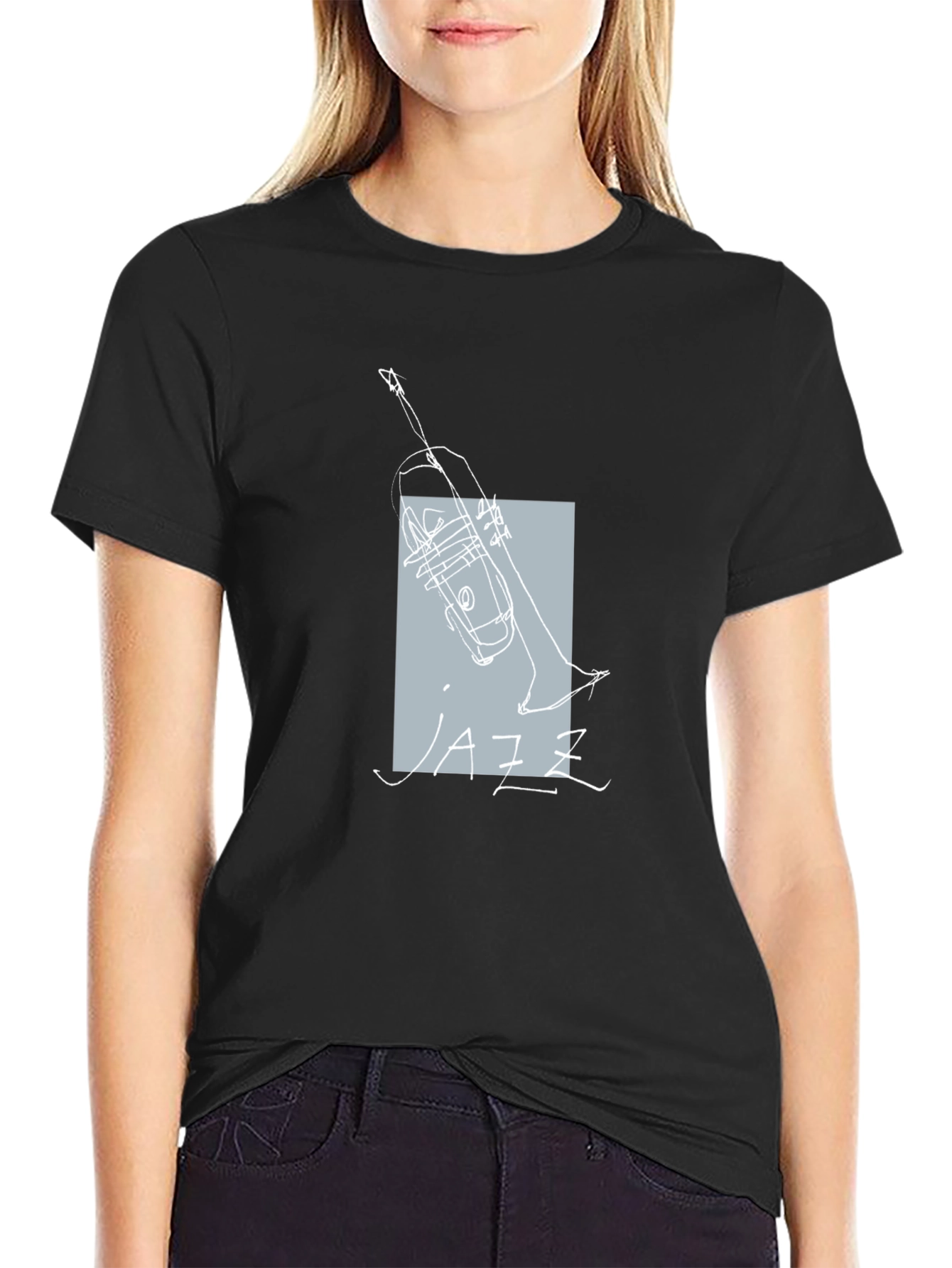 Jazz Trumpet Sketch T-Shirt