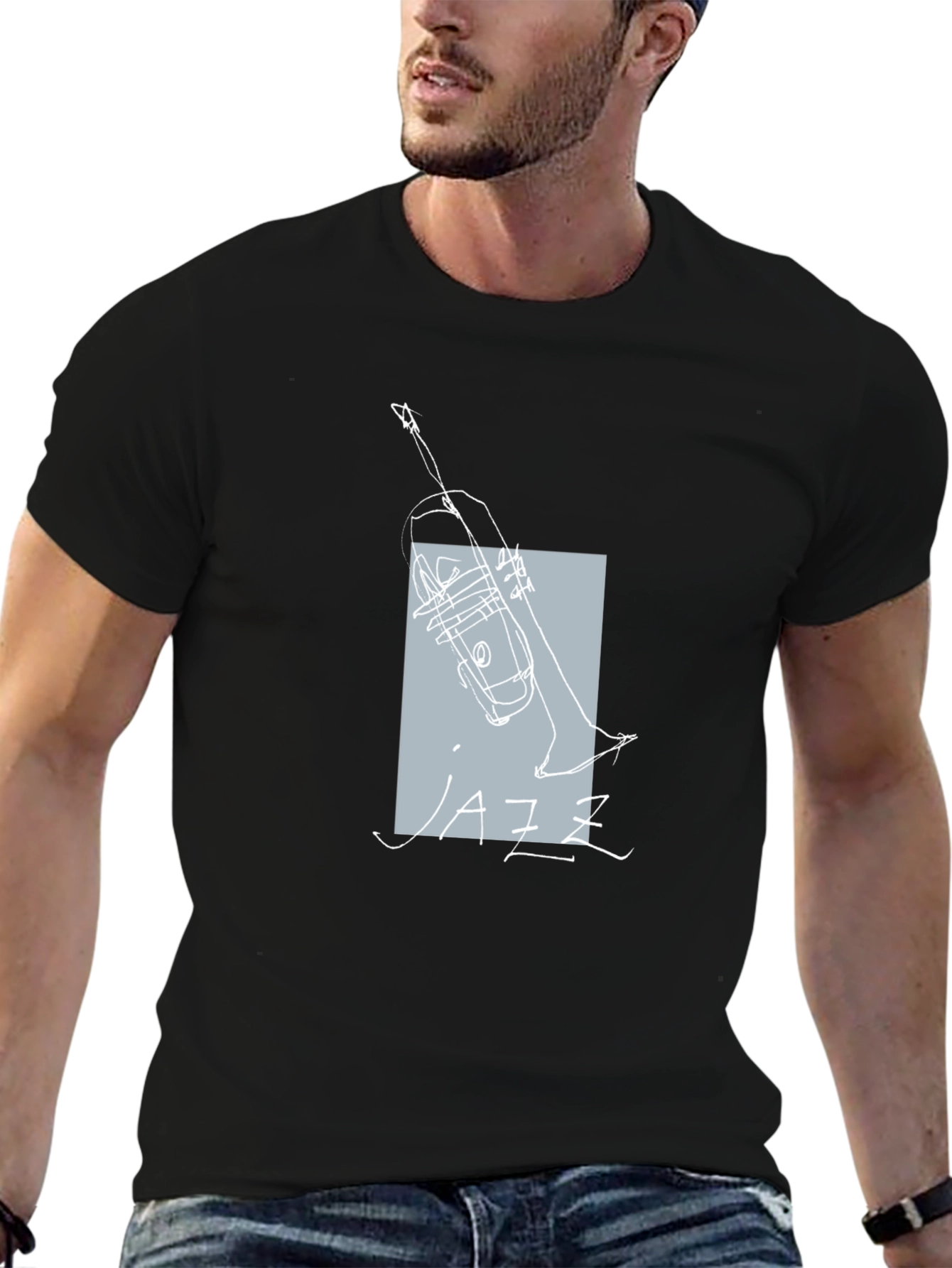 Jazz Trumpet Sketch T-Shirt