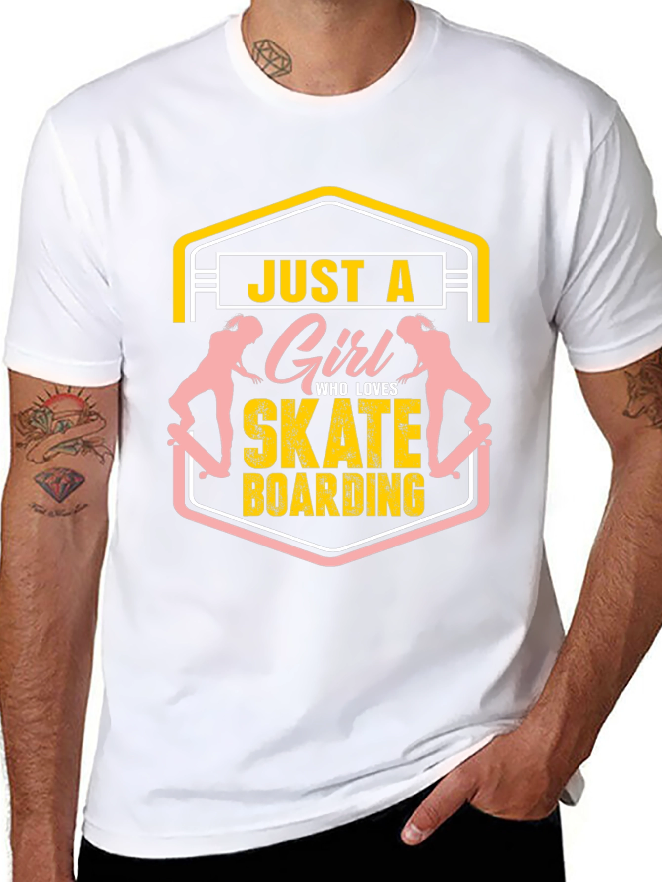 Skateboarding Girl T-Shirt