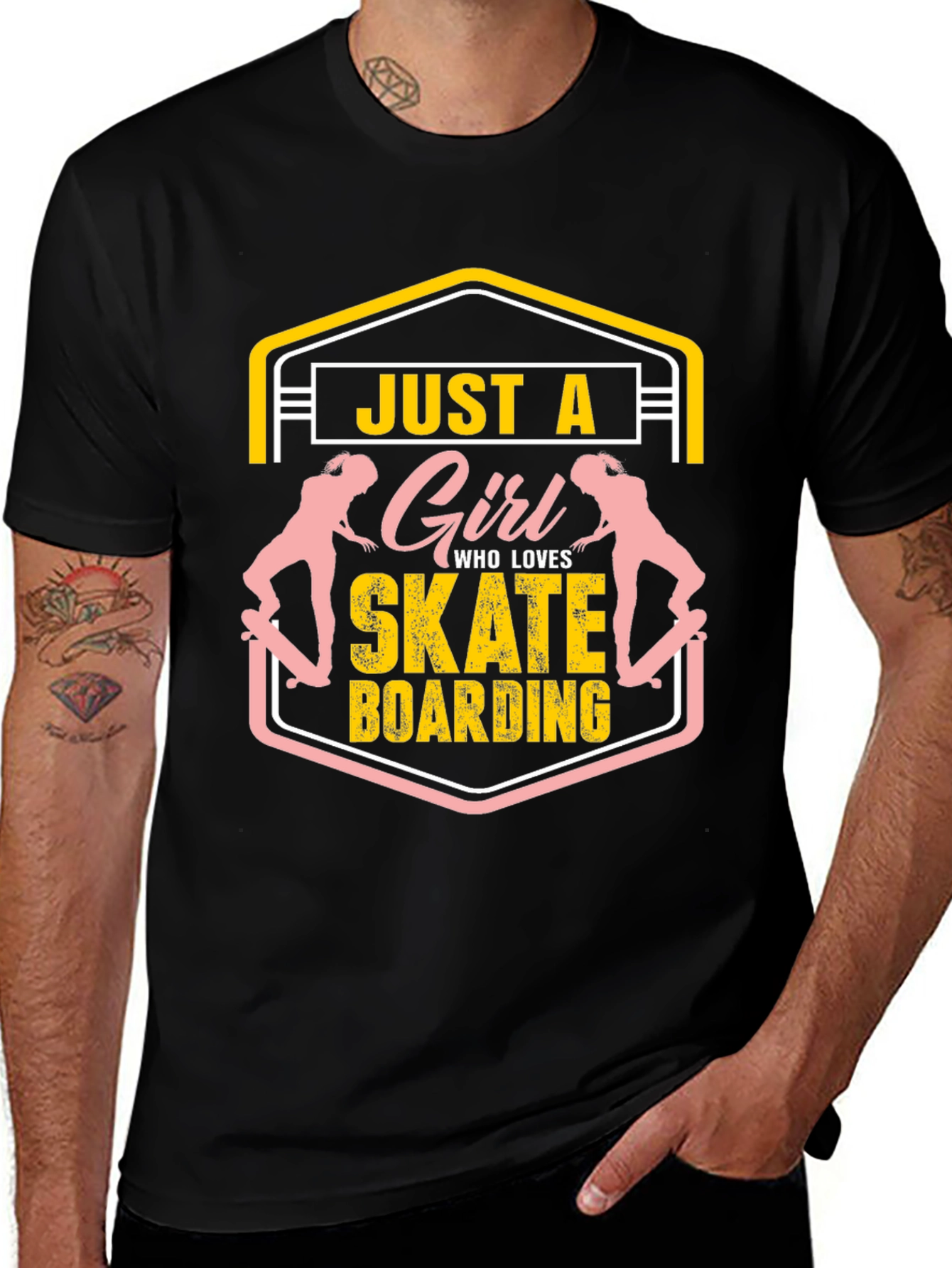 Skateboarding Girl T-Shirt
