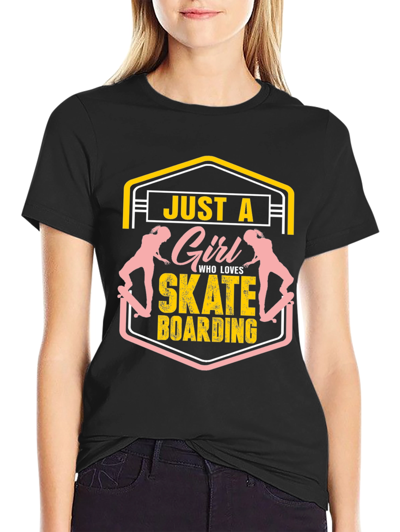 Skateboarding Girl T-Shirt
