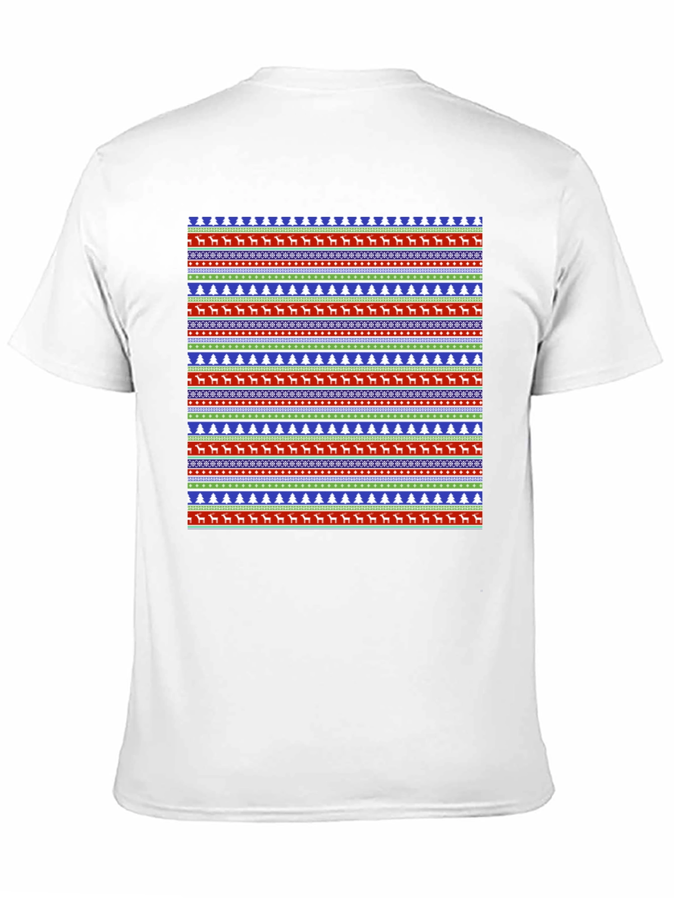 Ugly Christmas Sweater Pattern Graphic Tee