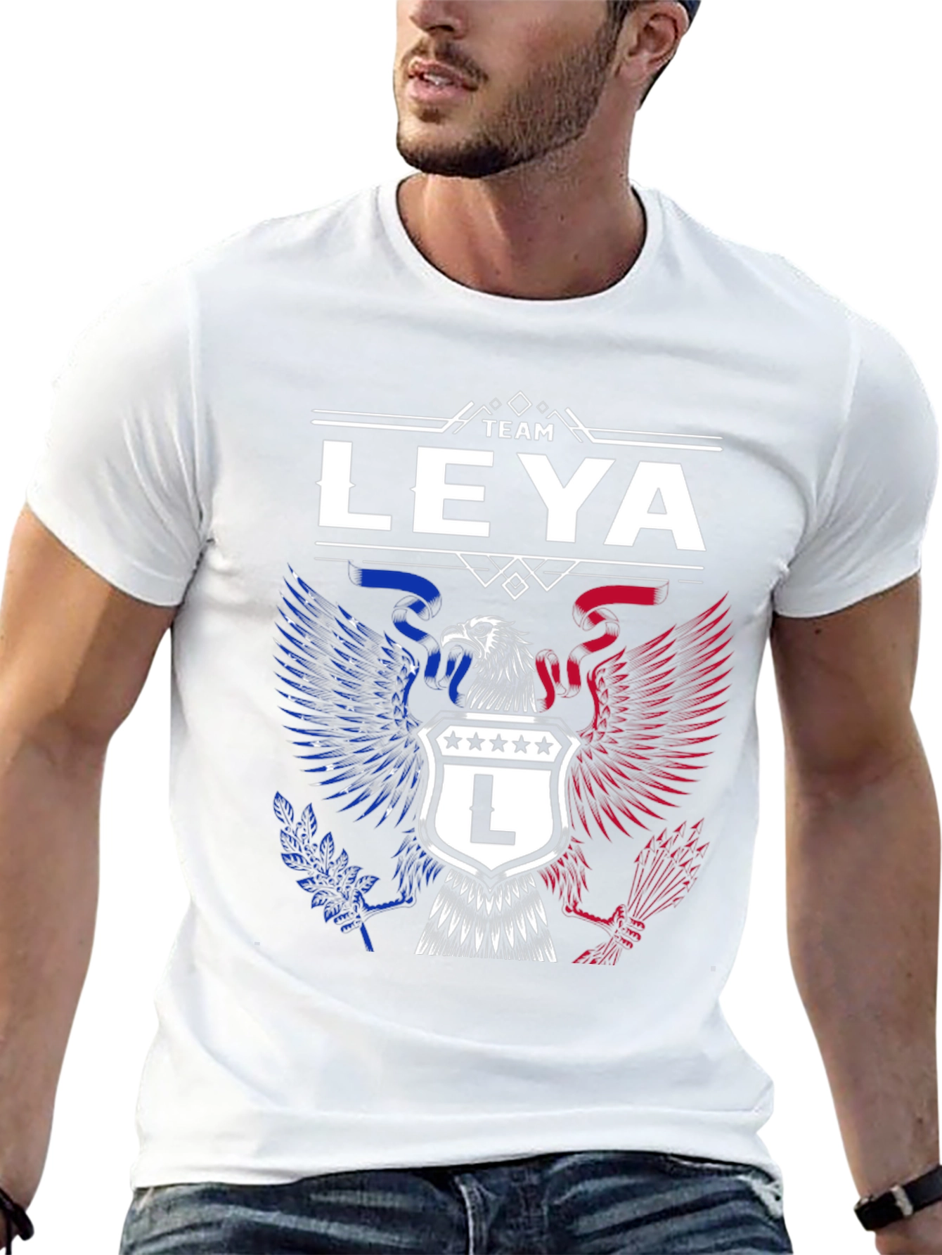 Team Leya Eagle Crest Graphic T-Shirt