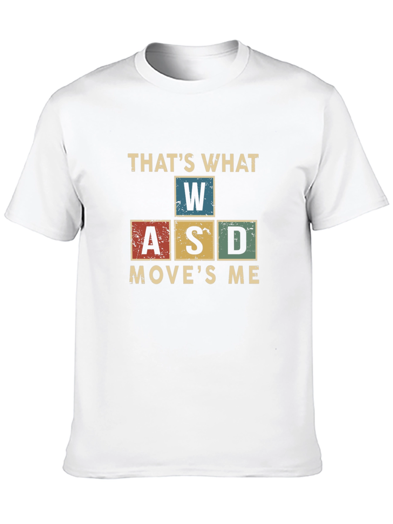 Gamer T-Shirt - WASD Moves Me