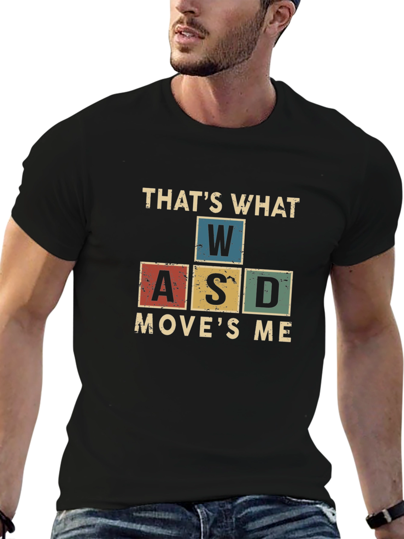 Gamer T-Shirt - WASD Moves Me