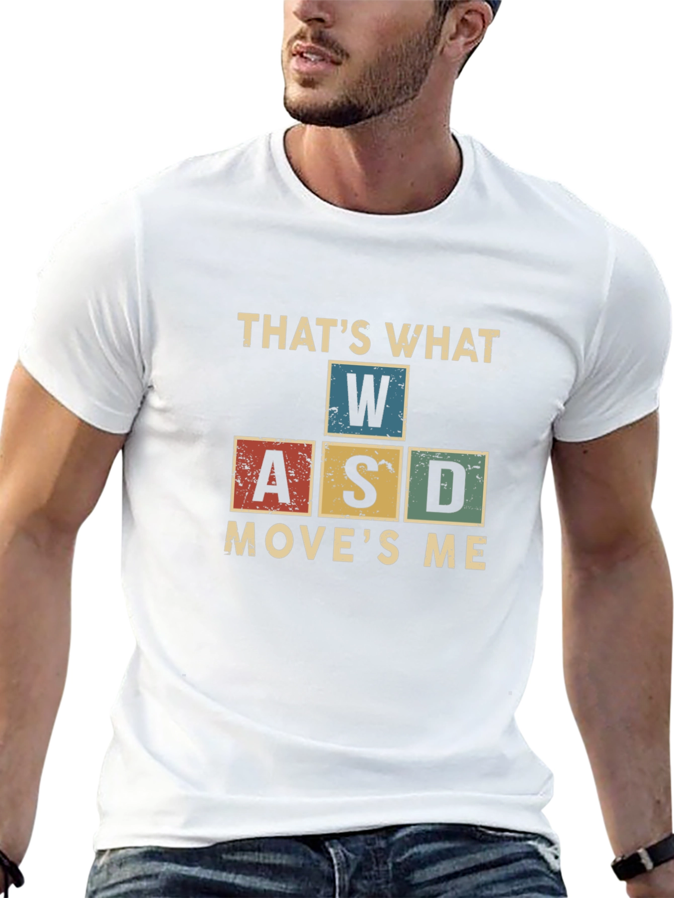 Gamer T-Shirt - WASD Moves Me