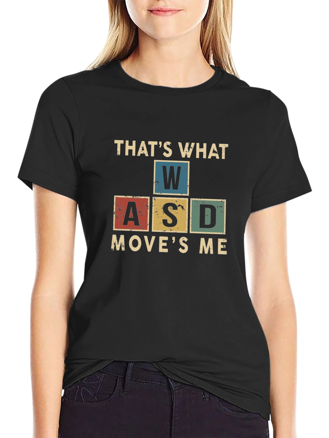 Gamer T-Shirt - WASD Moves Me